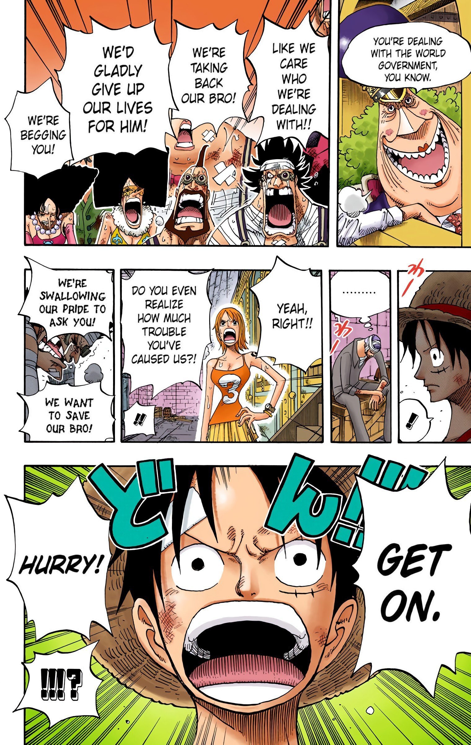 One Piece Colored Manga