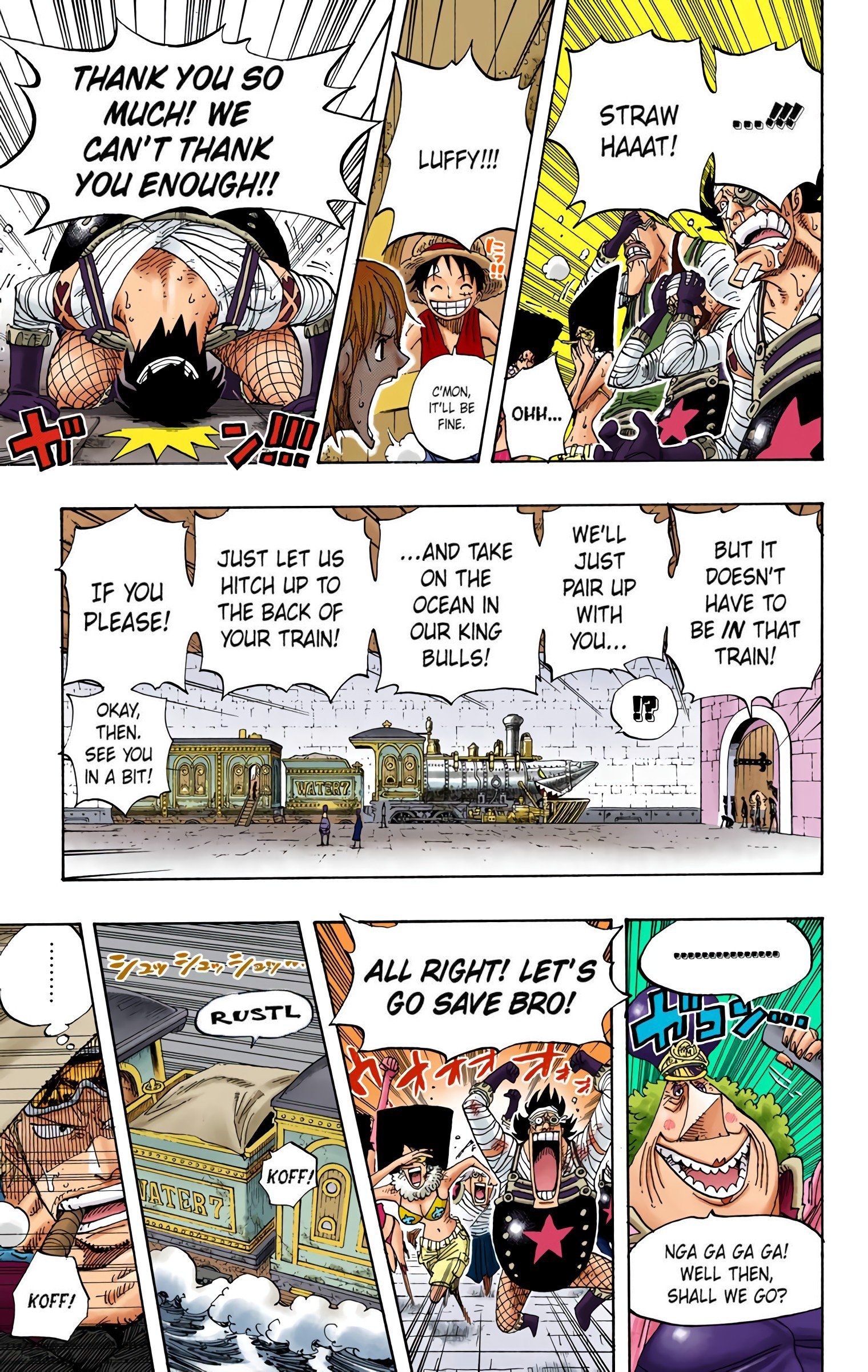 One Piece Colored Manga