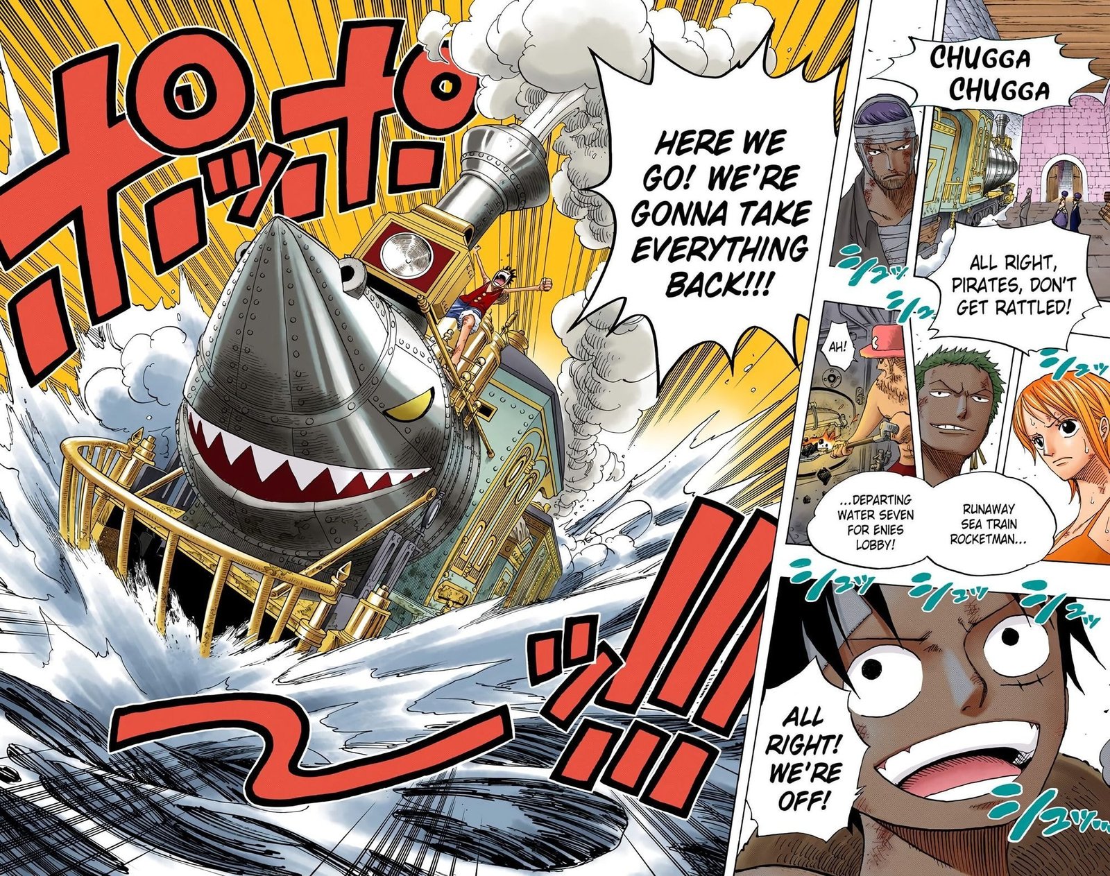 One Piece Colored Manga