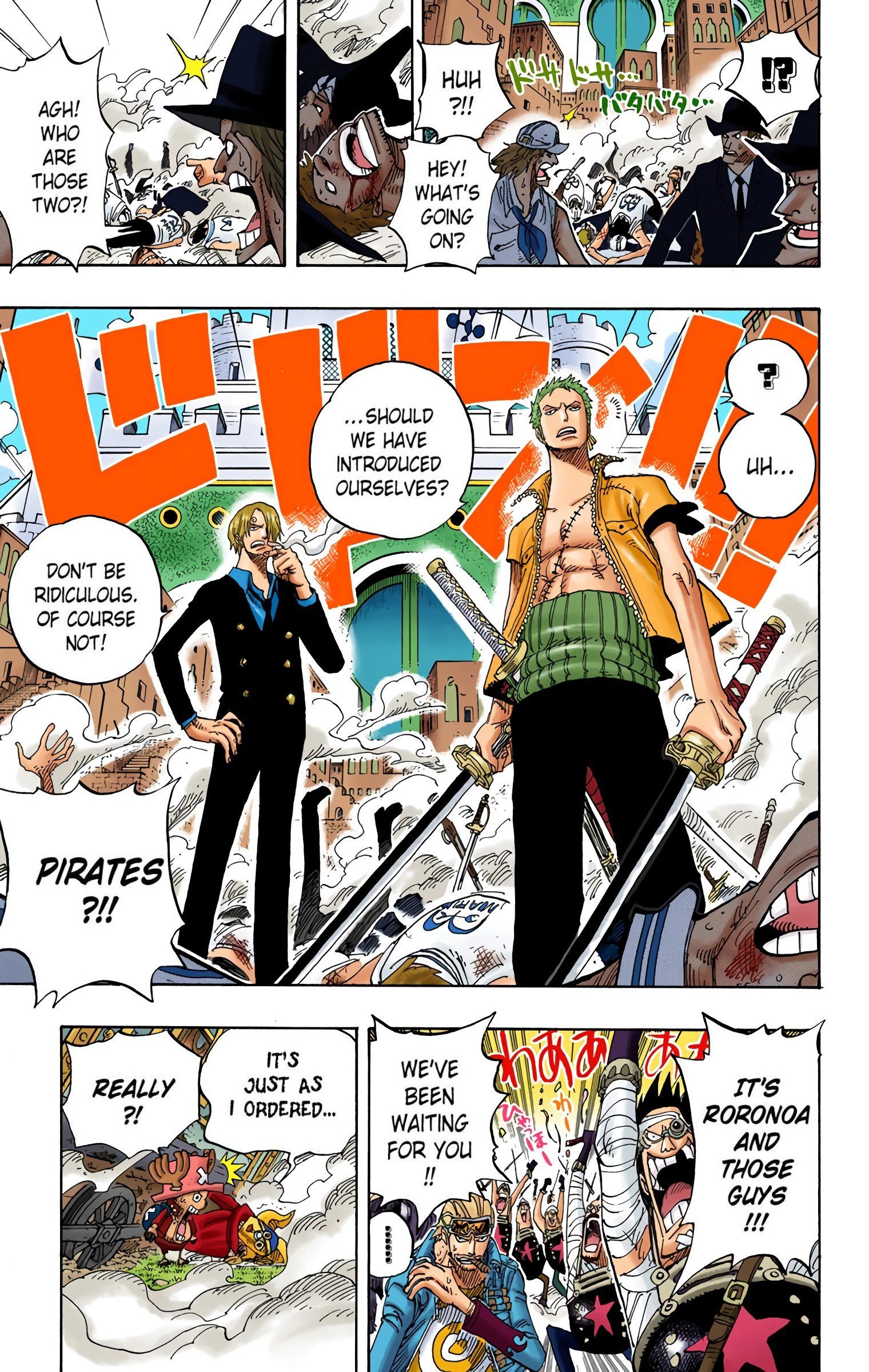 One Piece Colored Manga