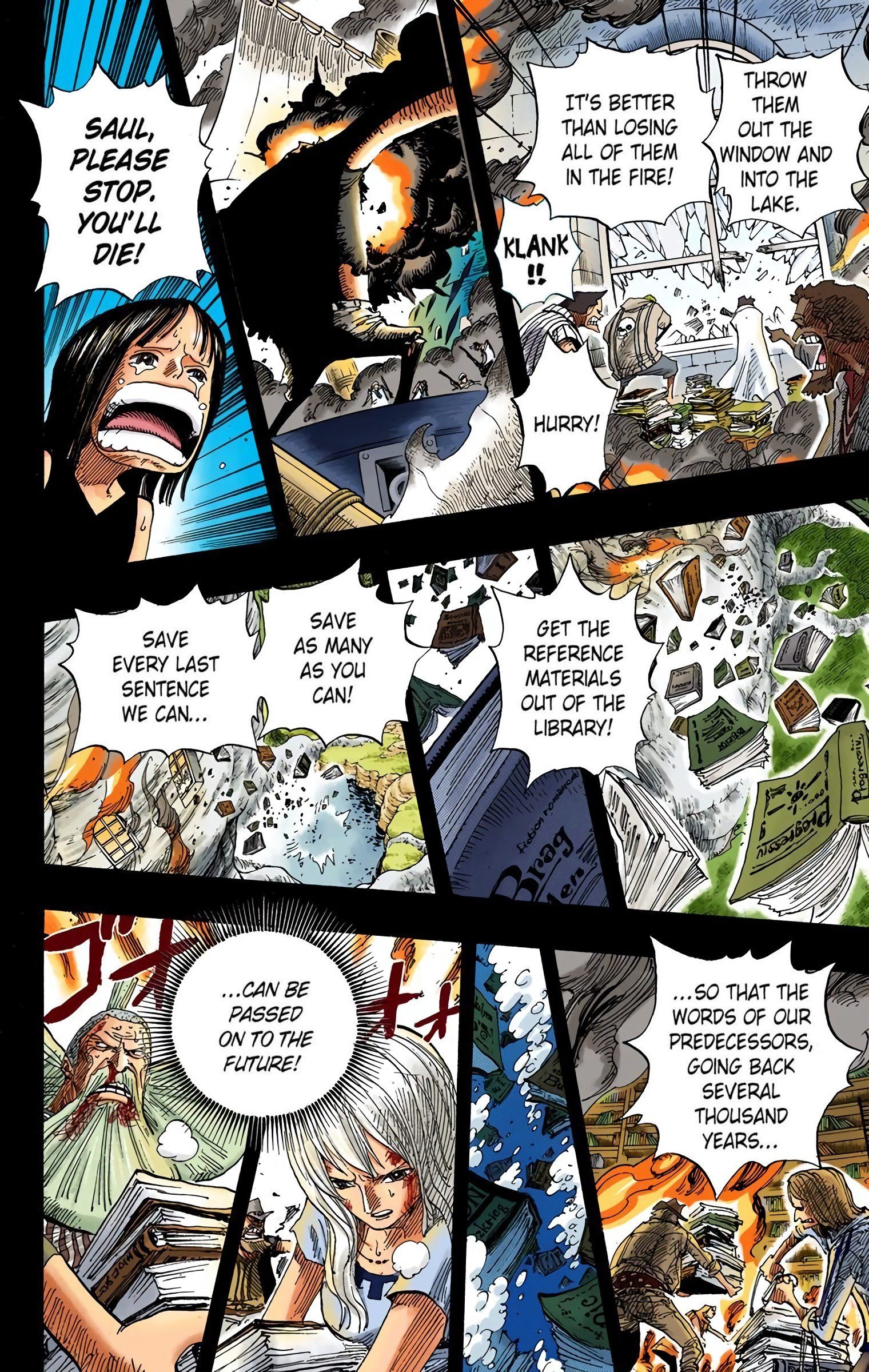 One Piece Colored Manga