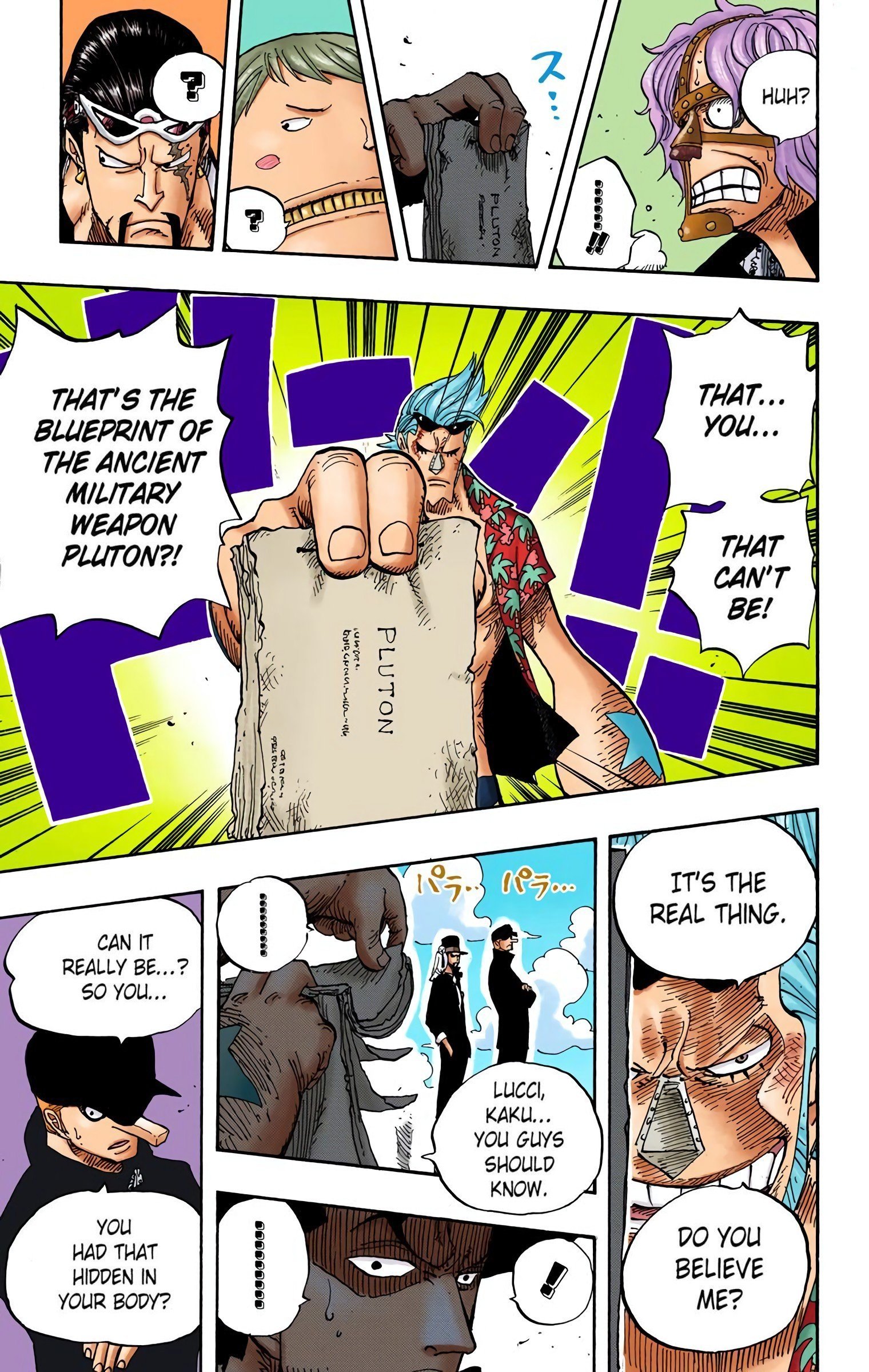 One Piece Colored Manga