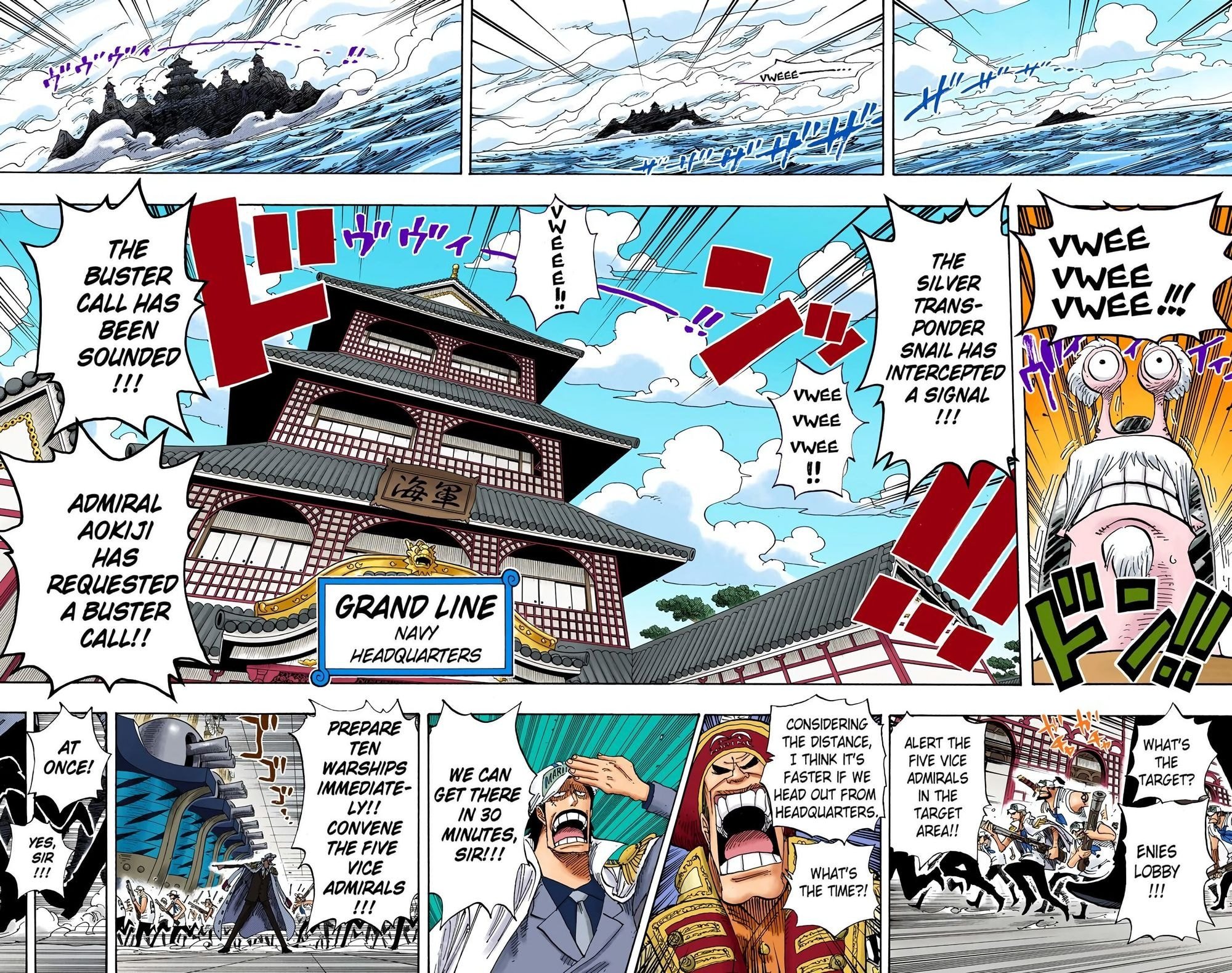 One Piece Colored Manga