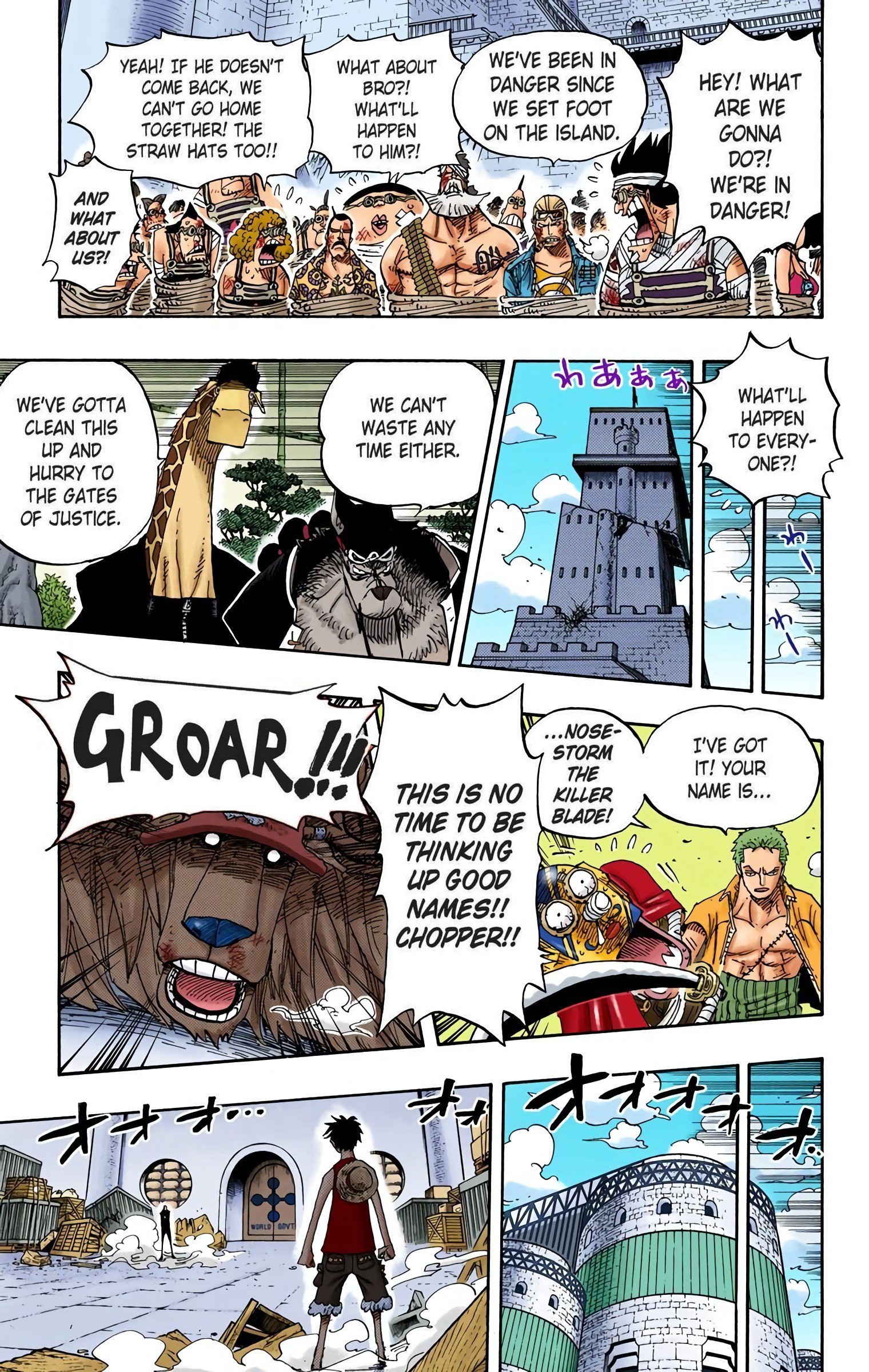 One Piece Colored Manga