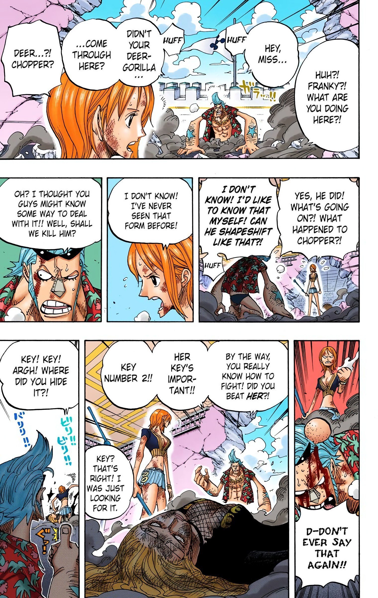 One Piece Colored Manga