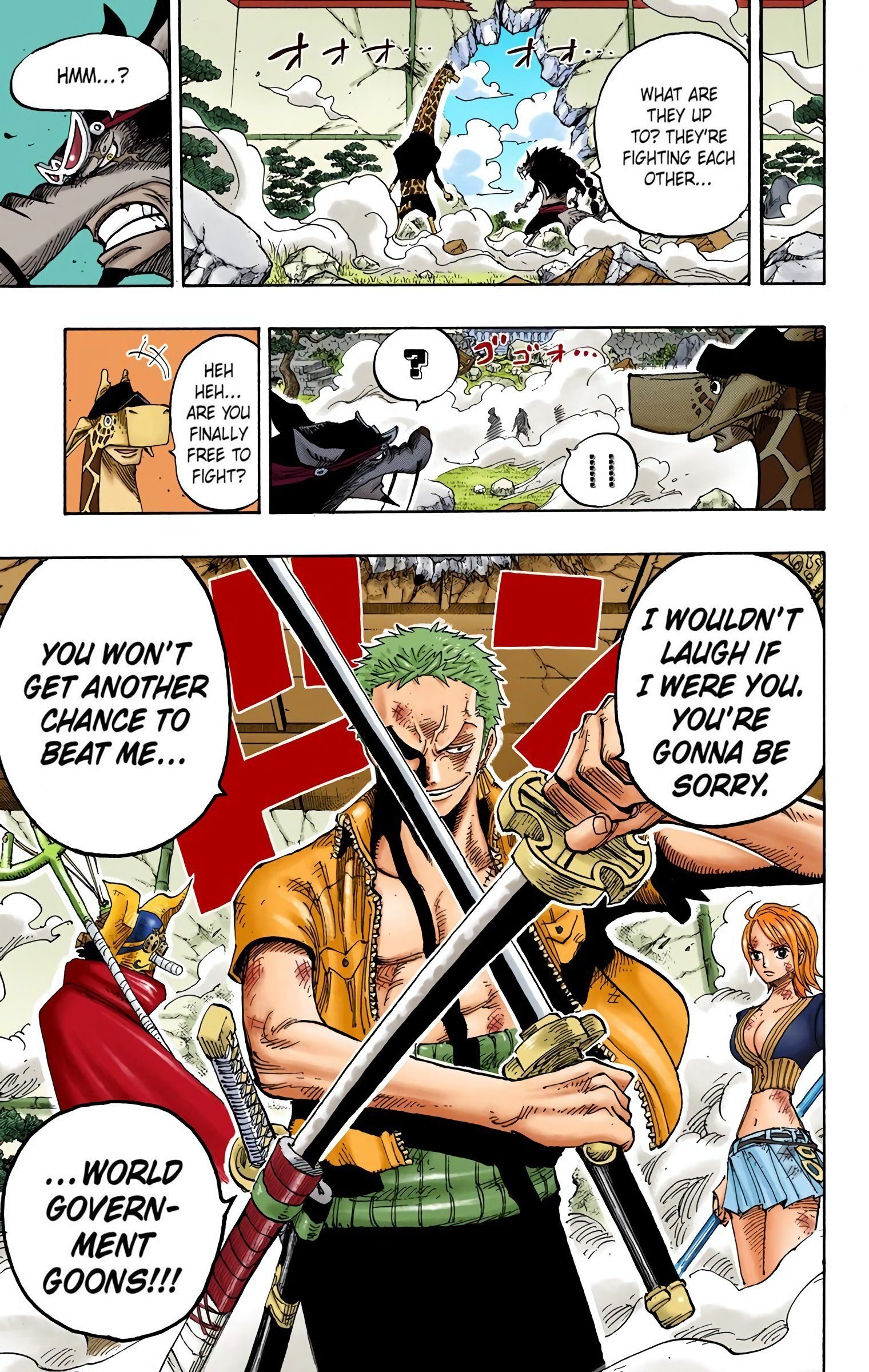 One Piece Colored Manga