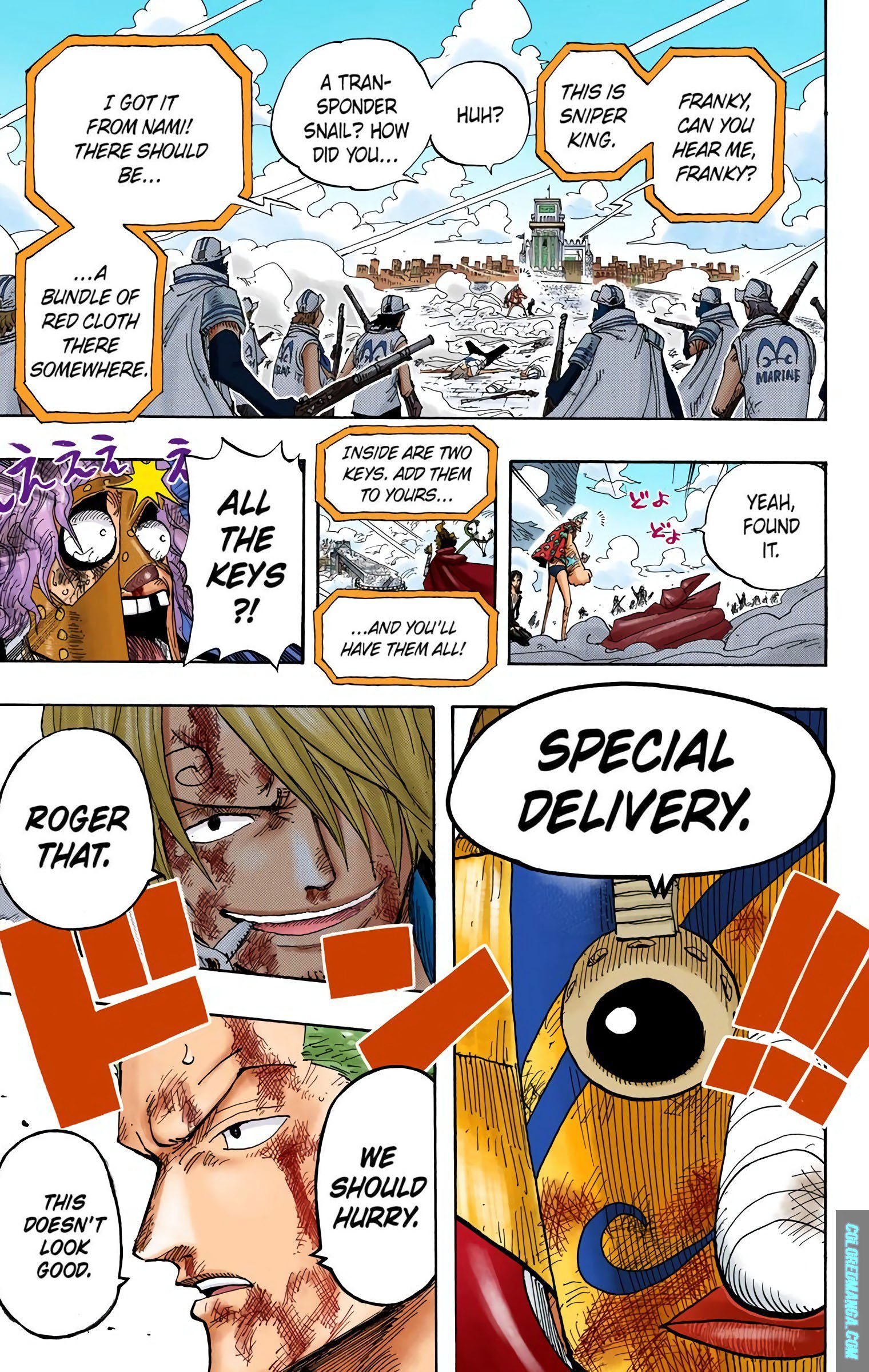 One Piece Colored Manga