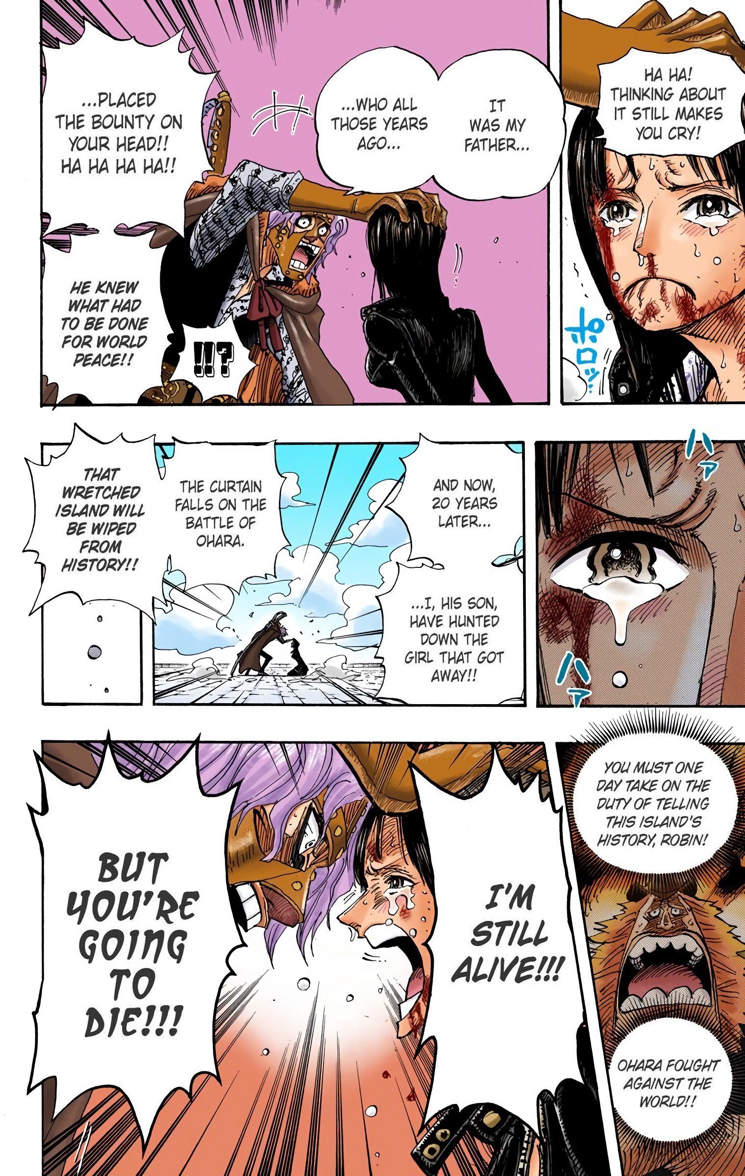 One Piece Colored Manga