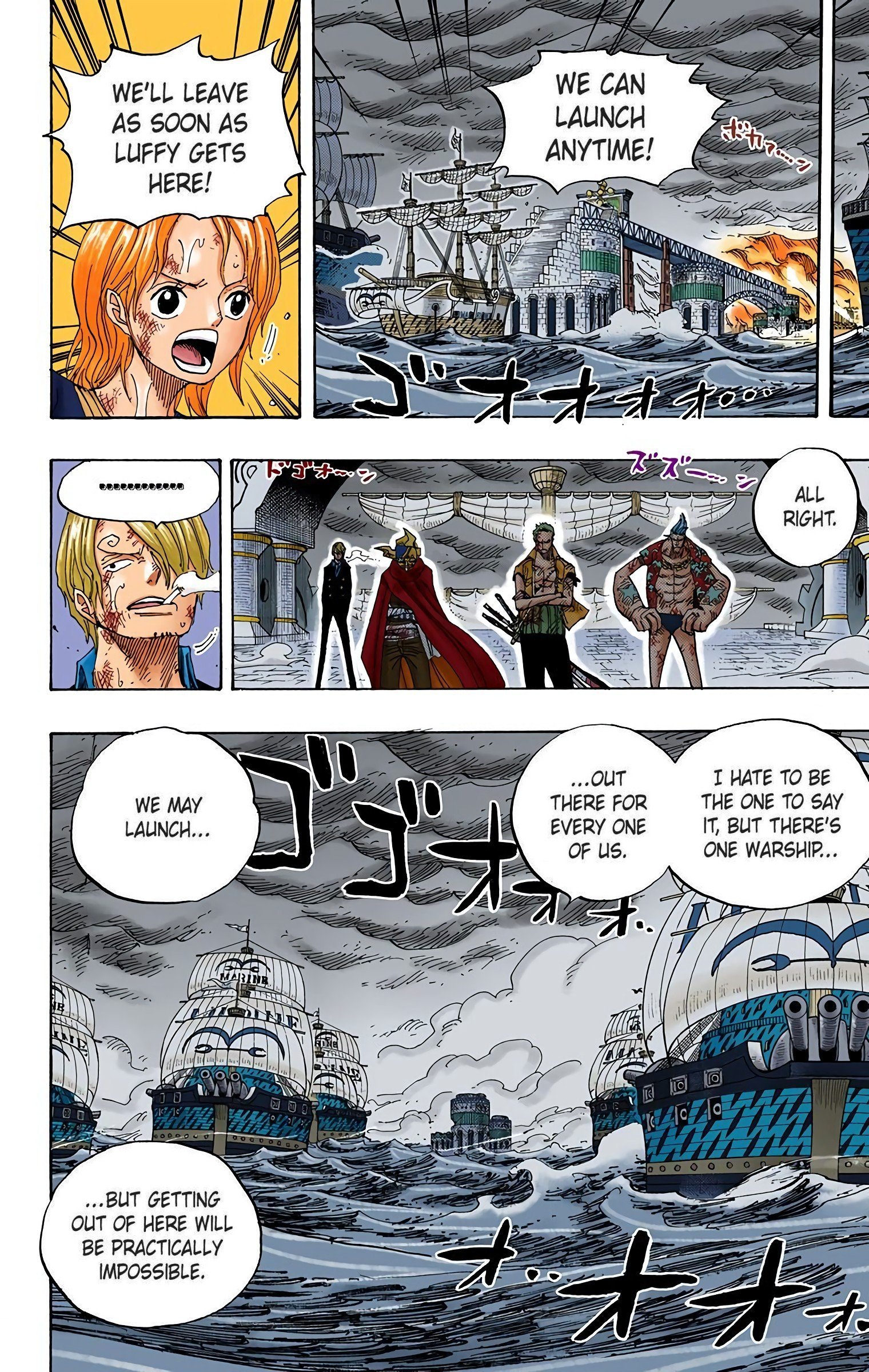 One Piece Colored Manga