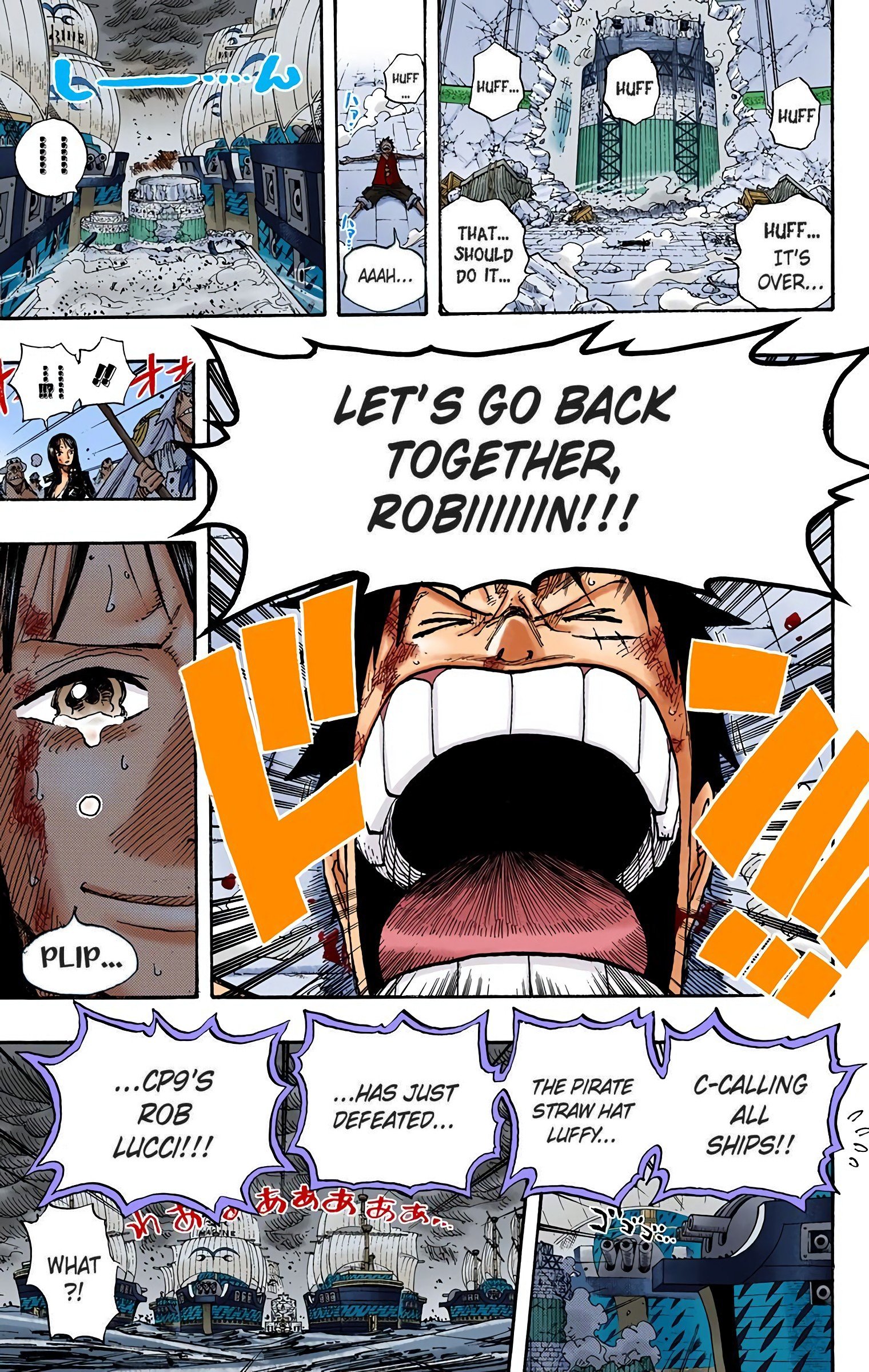 One Piece Colored Manga