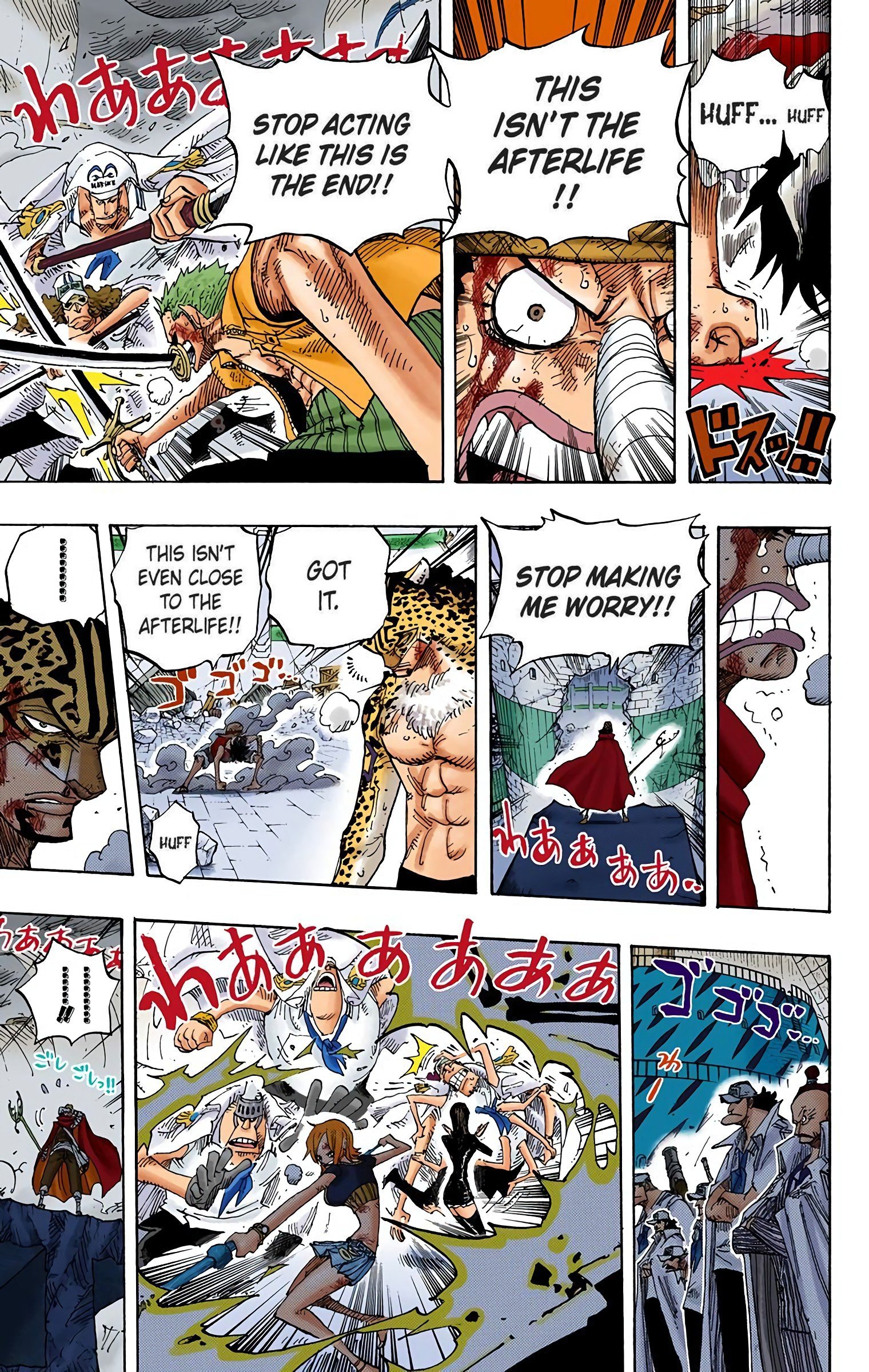 One Piece Colored Manga