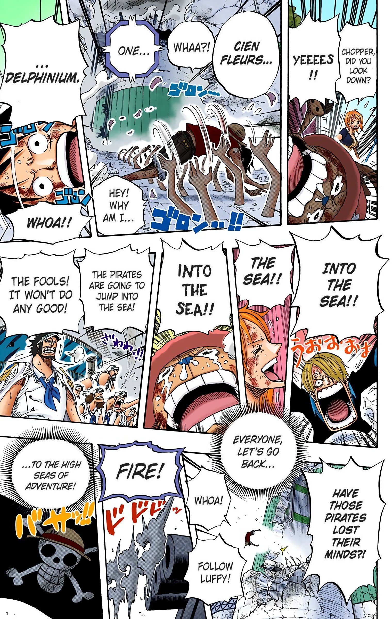 One Piece Colored Manga