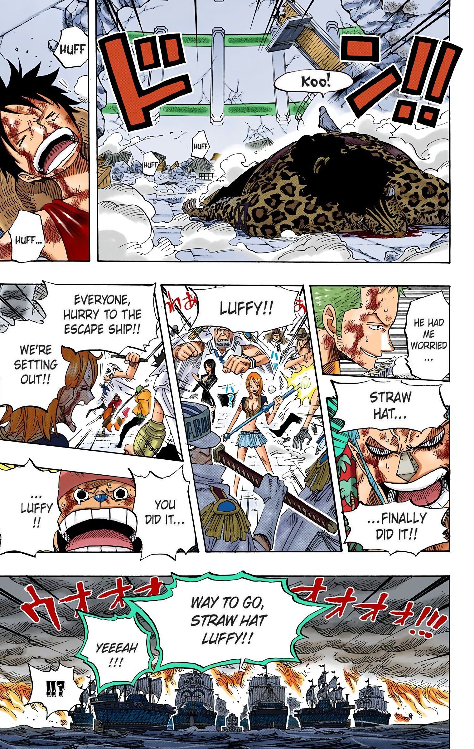 One Piece Colored Manga