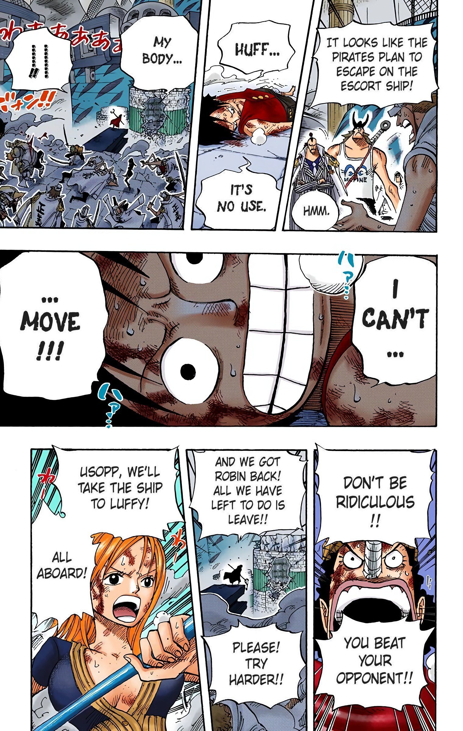 One Piece Colored Manga