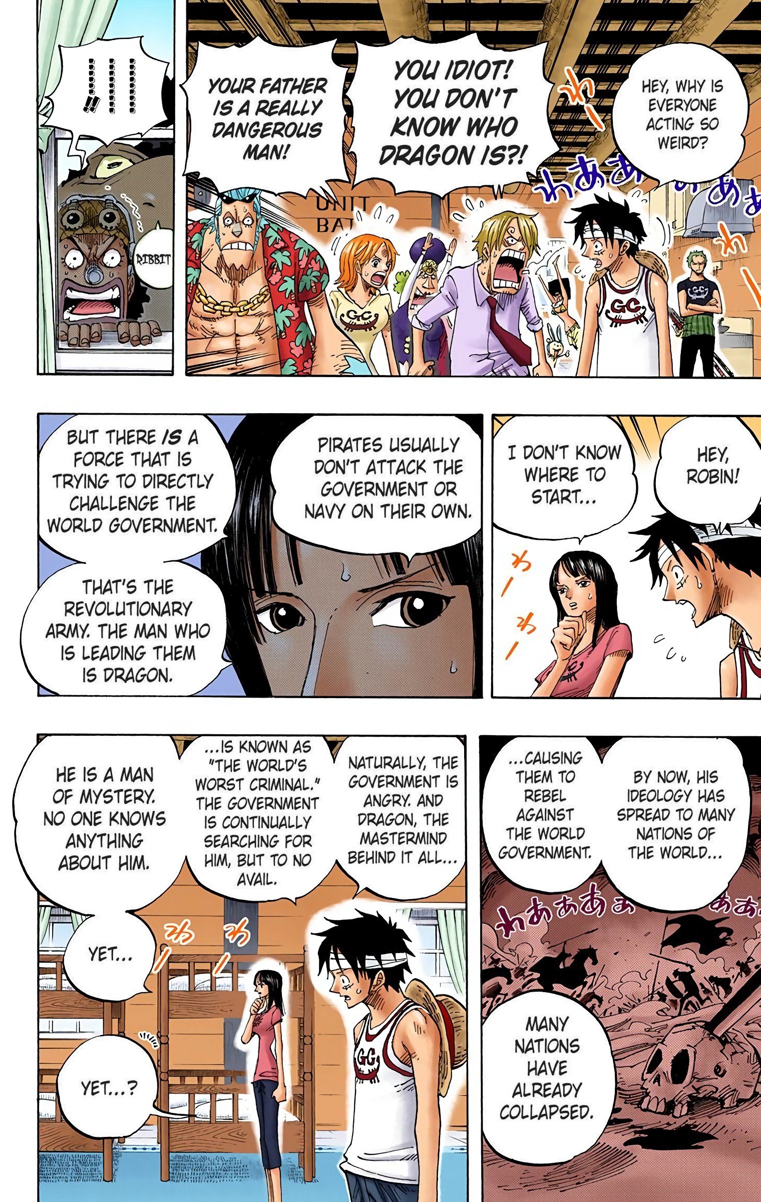 One Piece Colored Manga