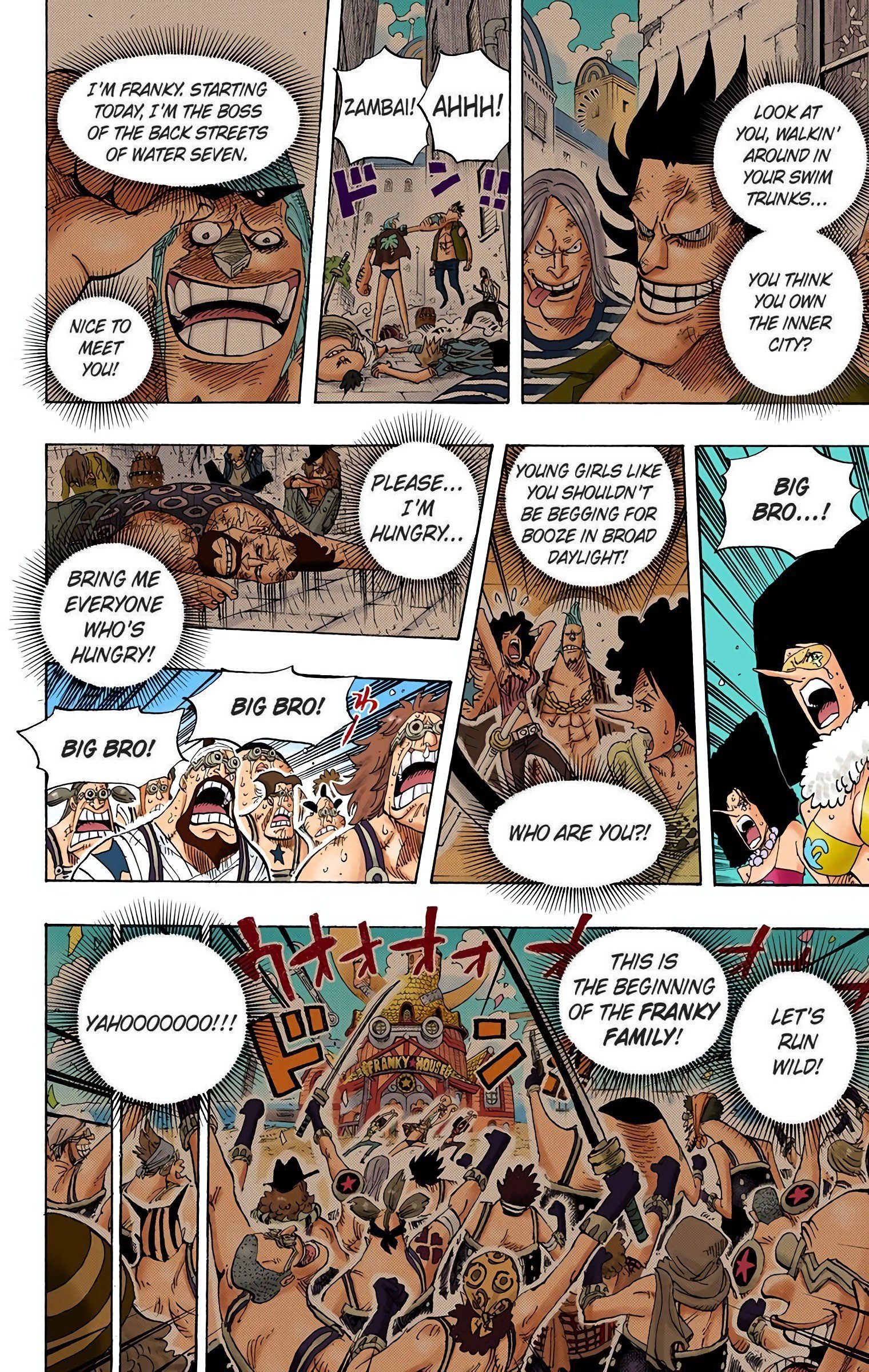 One Piece Colored Manga