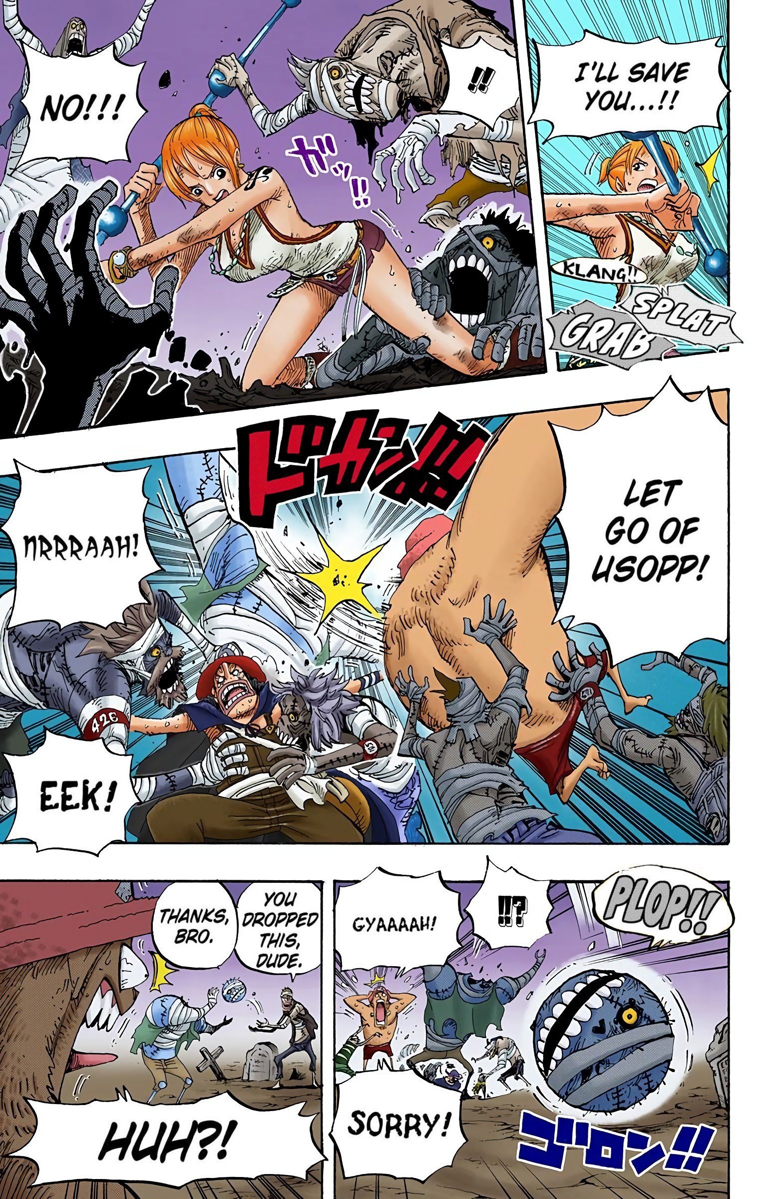 One Piece Colored Manga