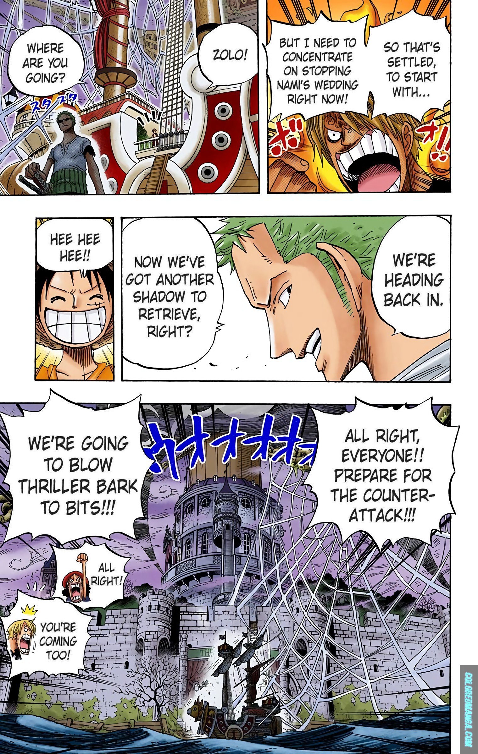 One Piece Colored Manga