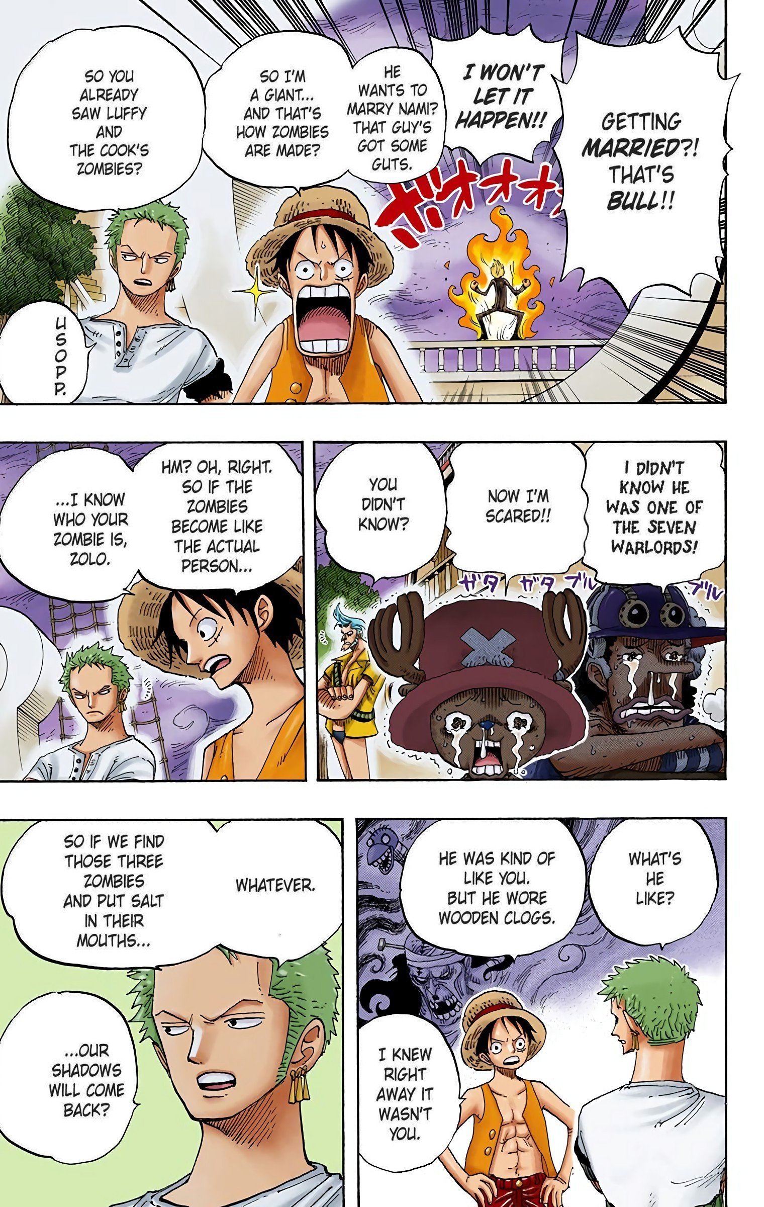 One Piece Colored Manga