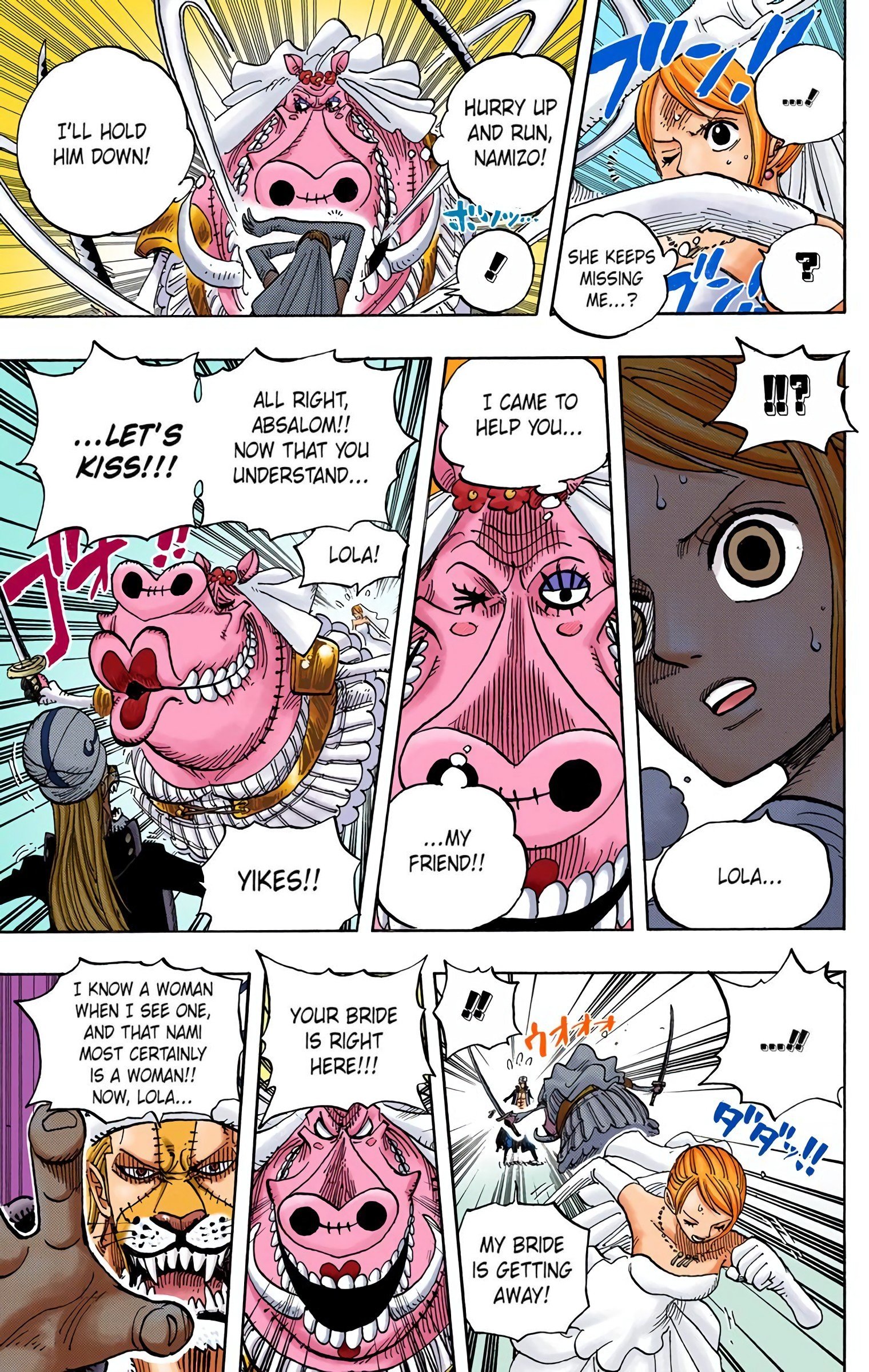 One Piece Colored Manga