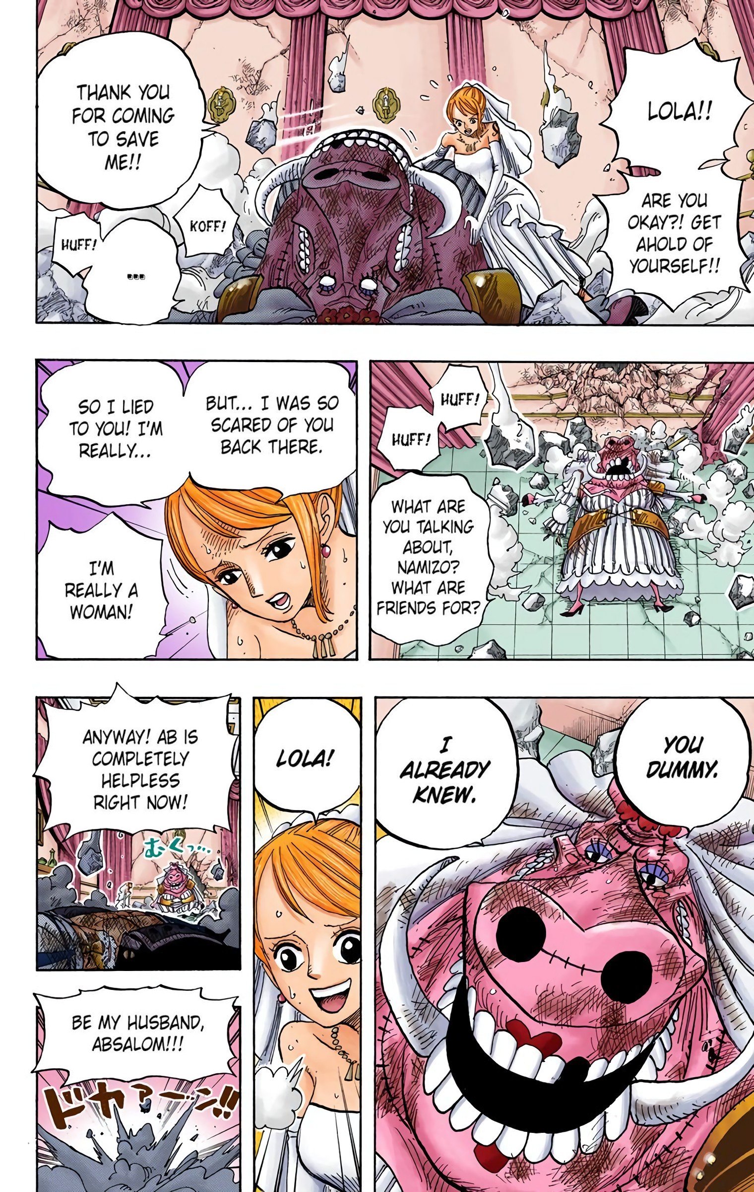 One Piece Colored Manga