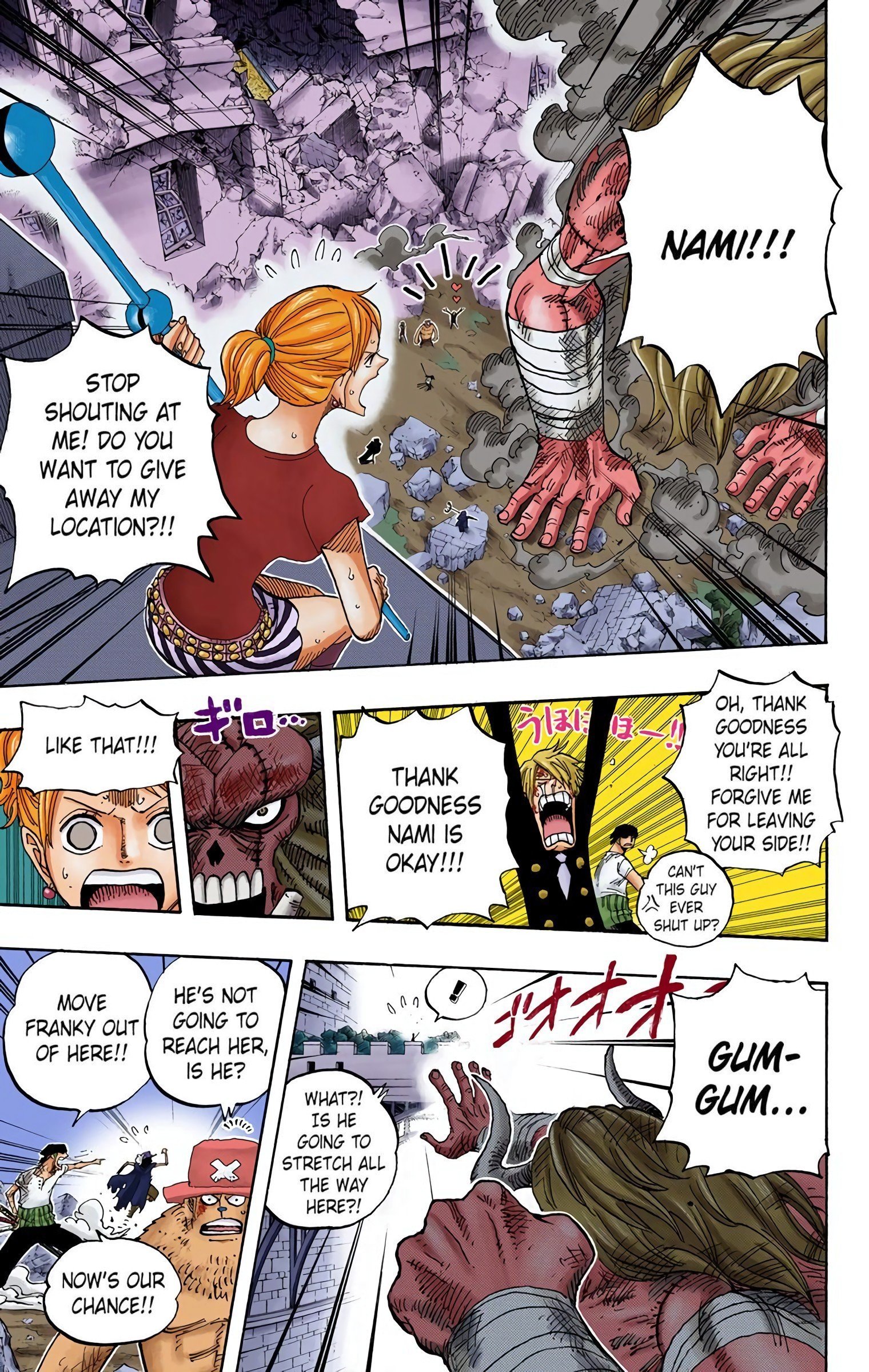 One Piece Colored Manga