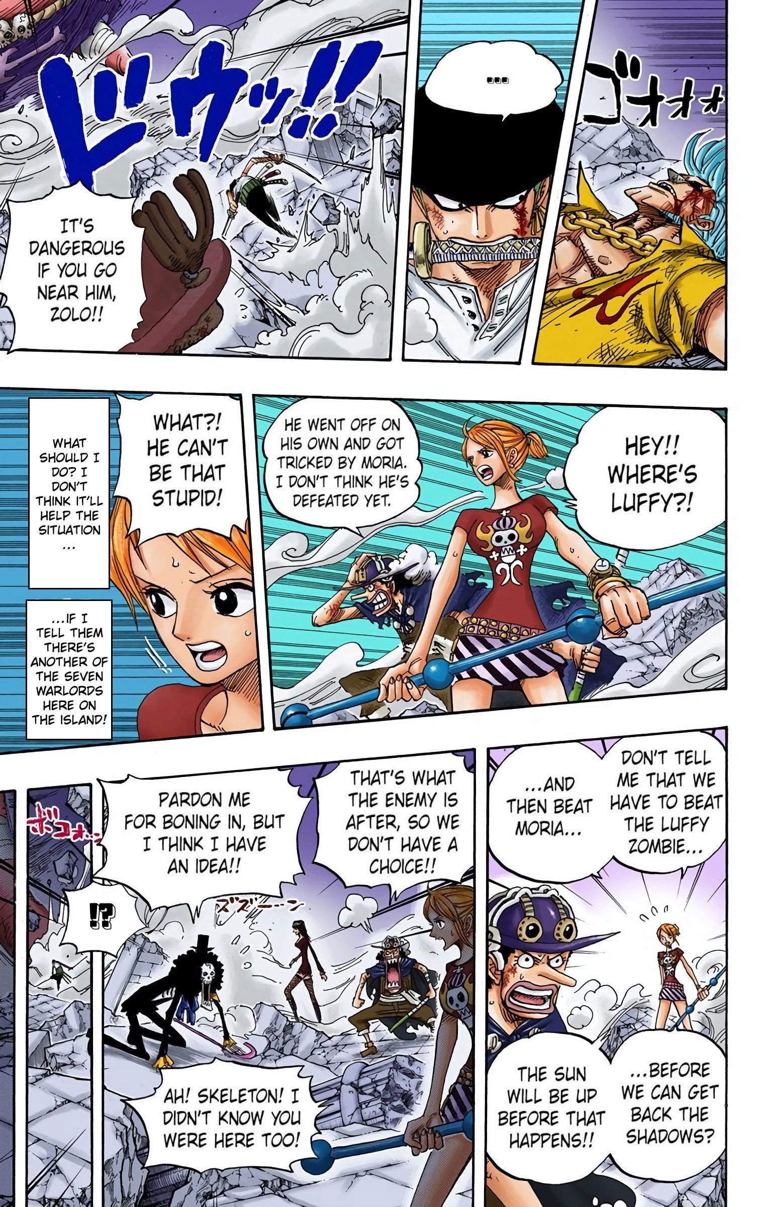 One Piece Colored Manga