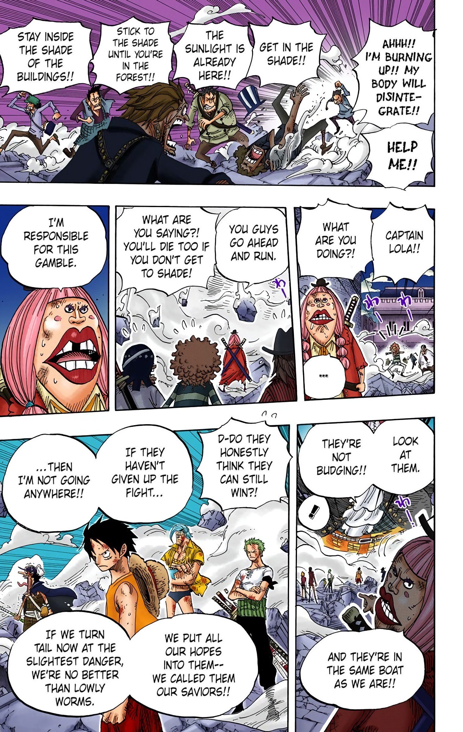 One Piece Colored Manga