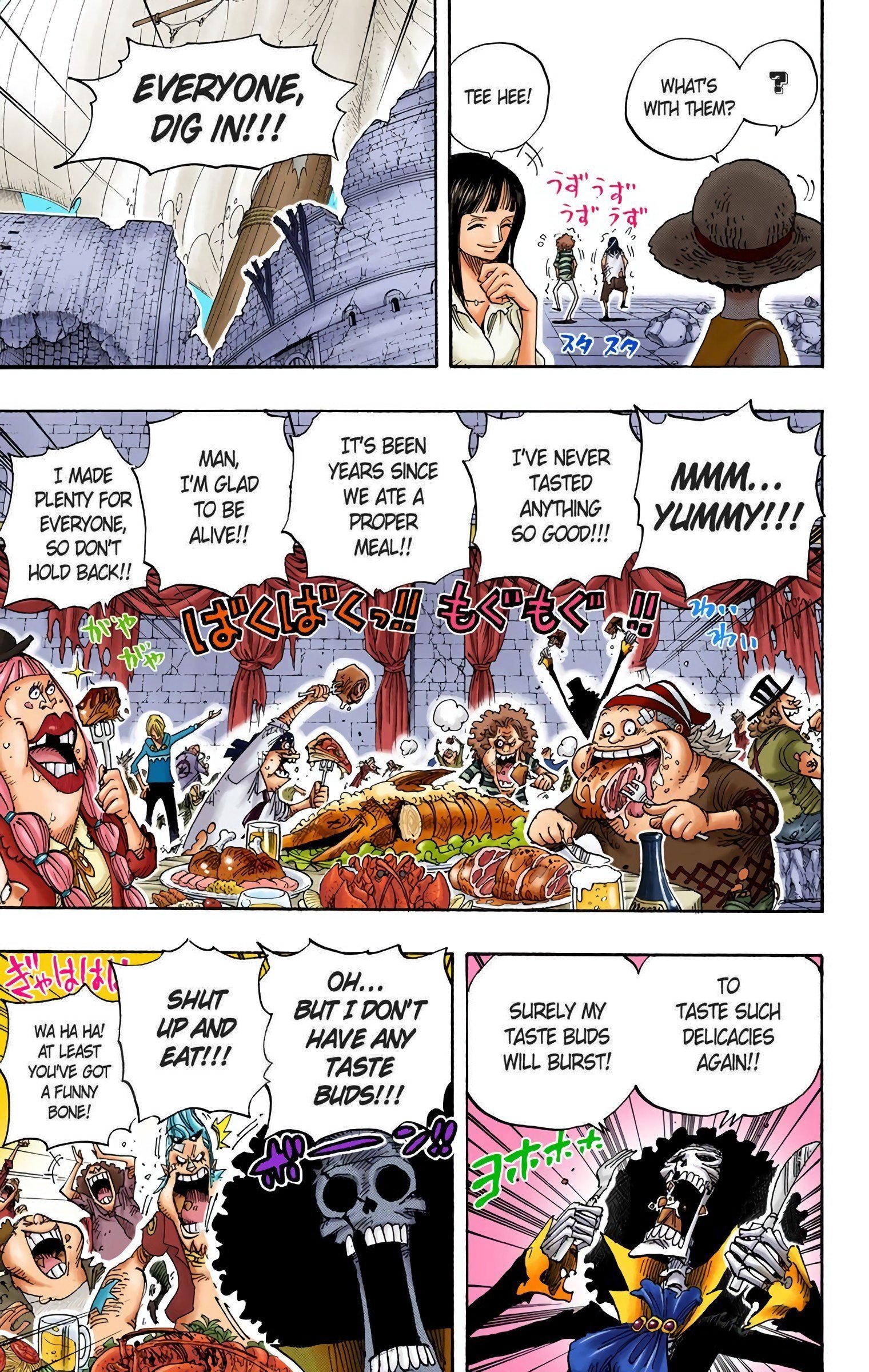 One Piece Colored Manga