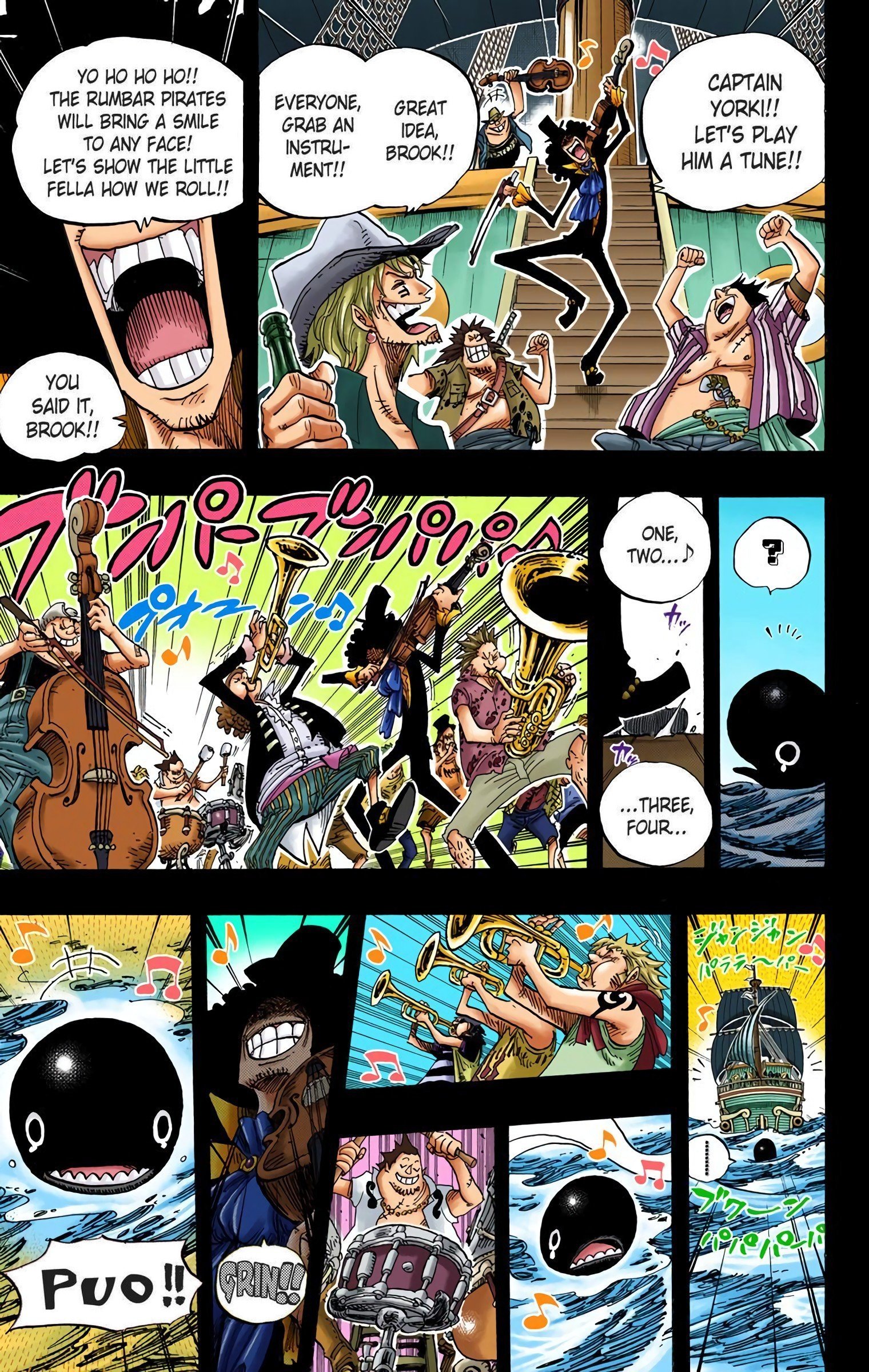 One Piece Colored Manga