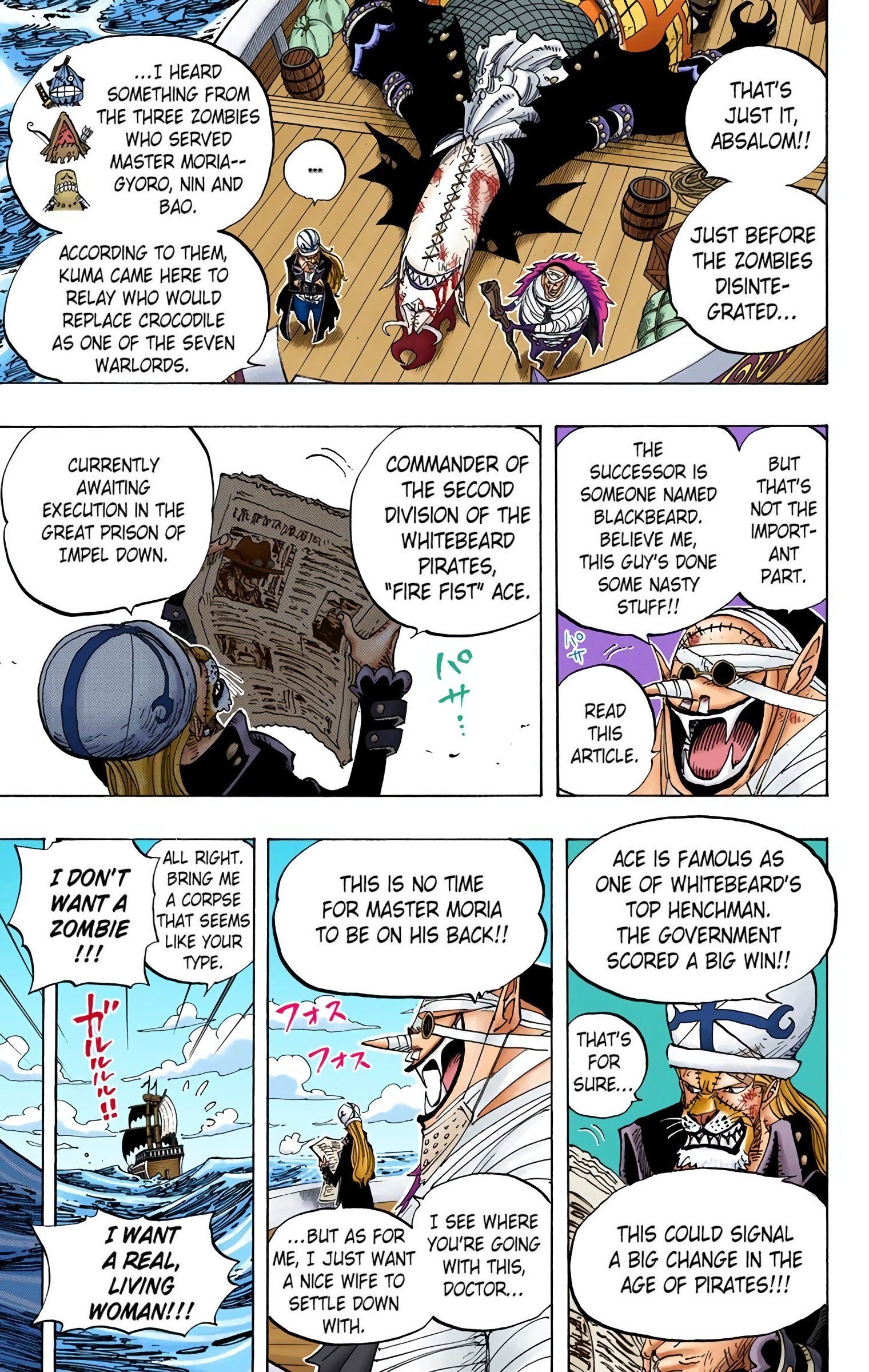 One Piece Colored Manga