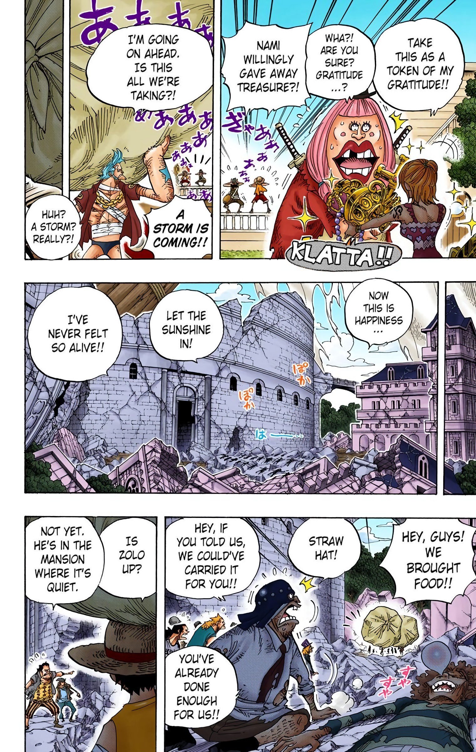 One Piece Colored Manga