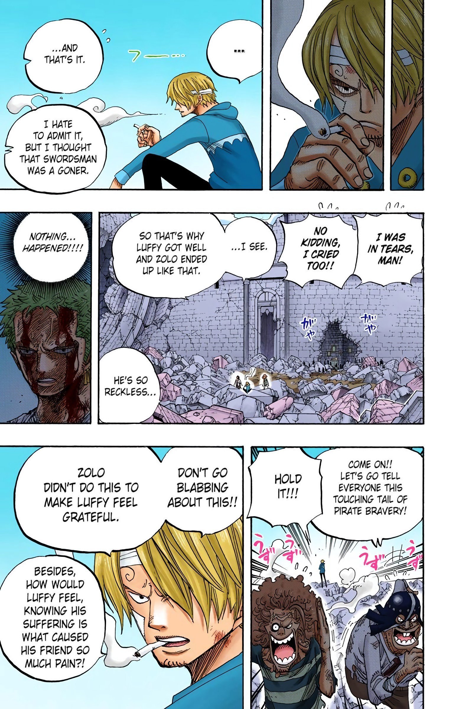 One Piece Colored Manga