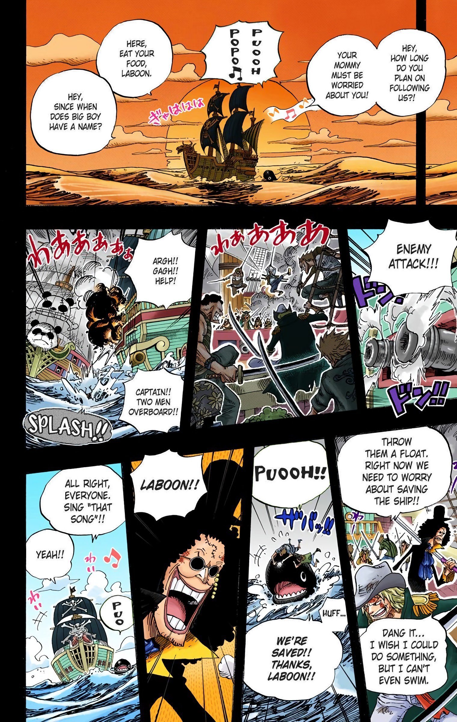 One Piece Colored Manga