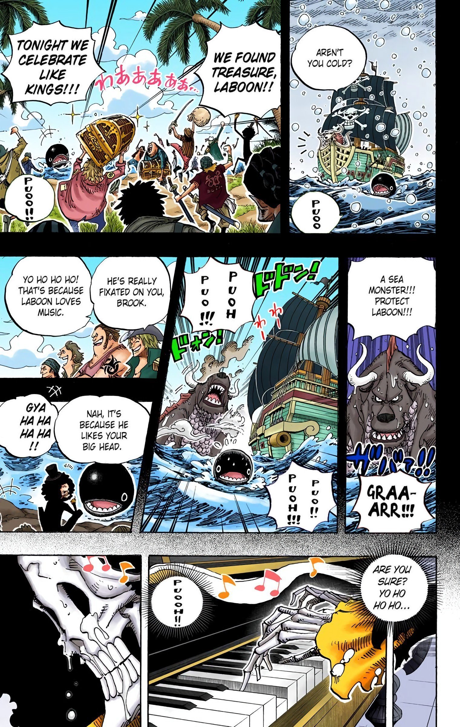 One Piece Colored Manga