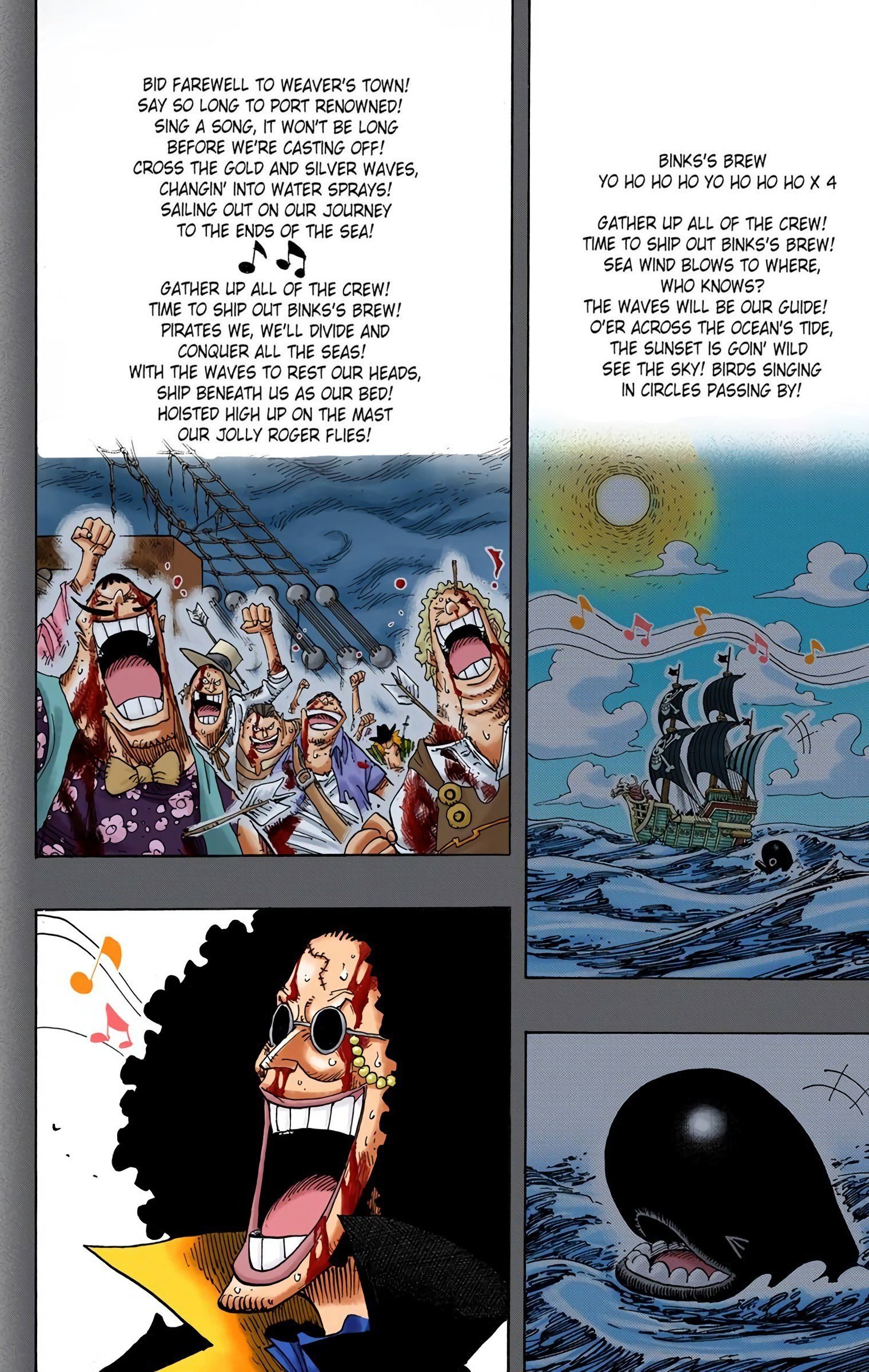 One Piece Colored Manga