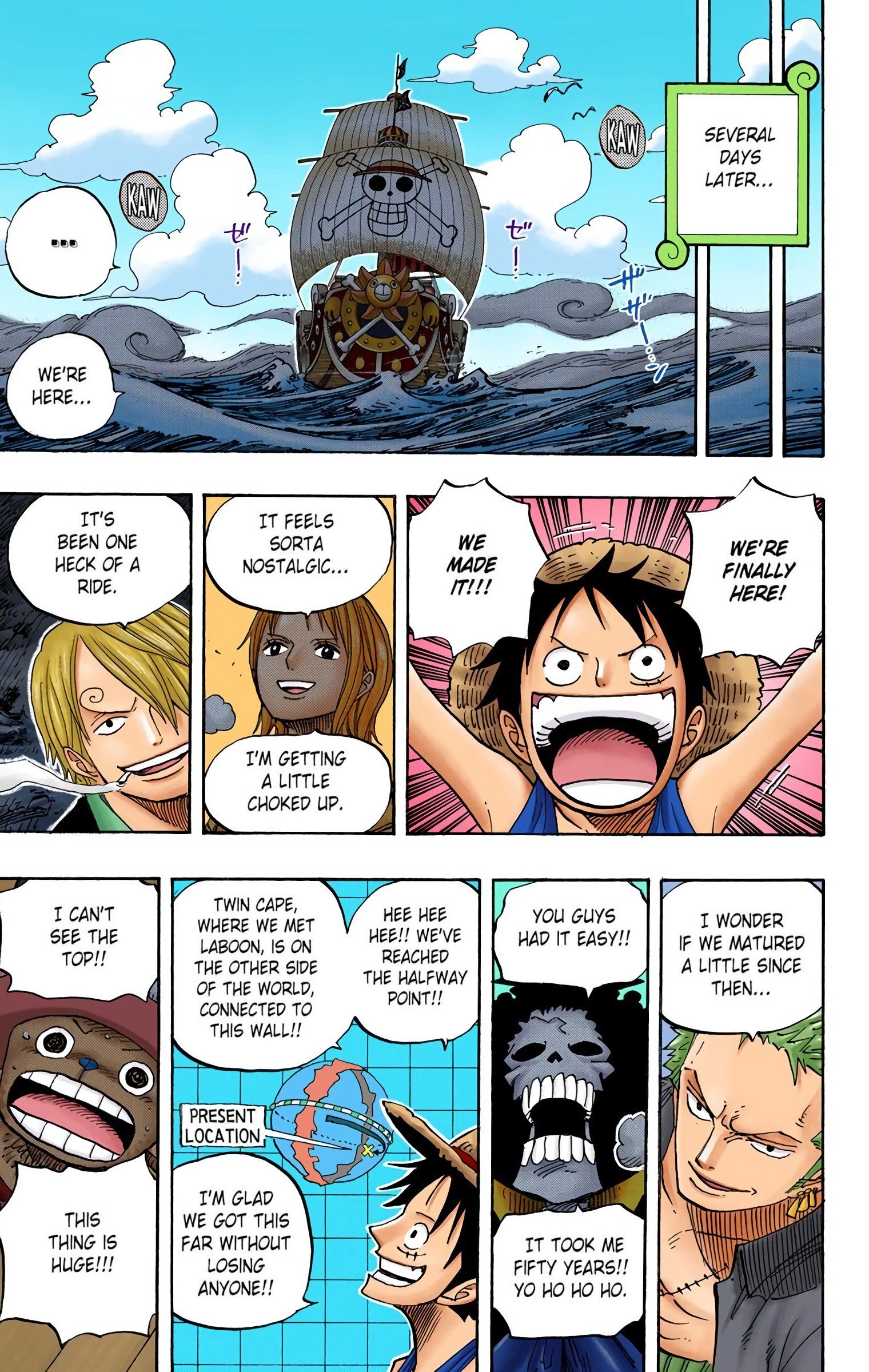 One Piece Colored Manga