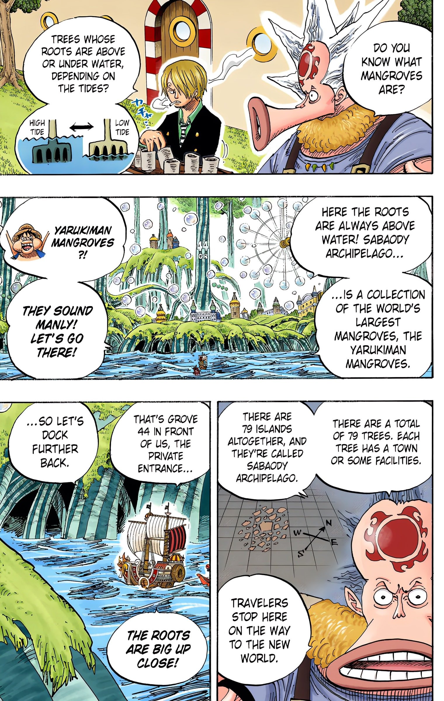 One Piece Colored Manga