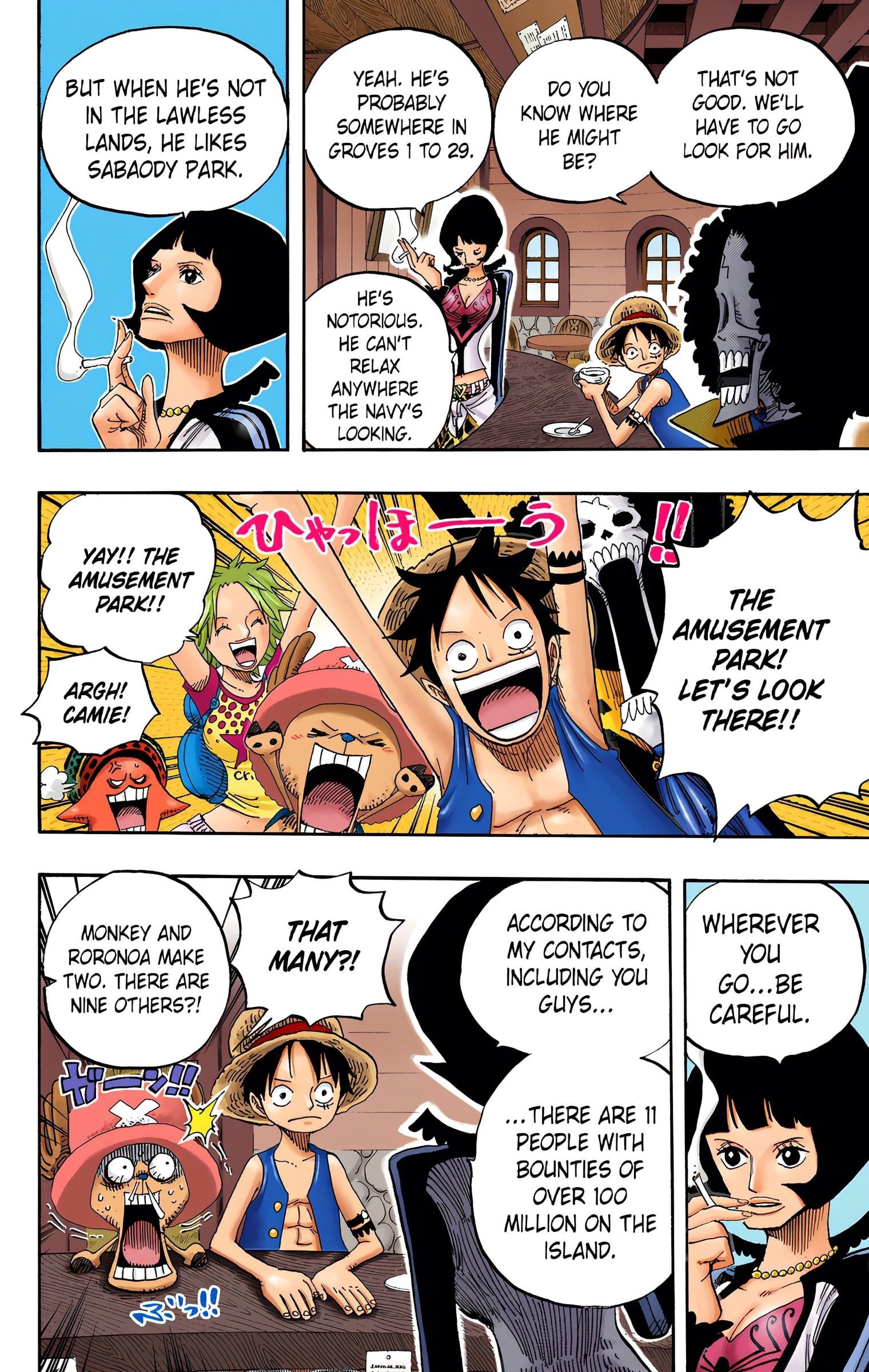 One Piece Colored Manga