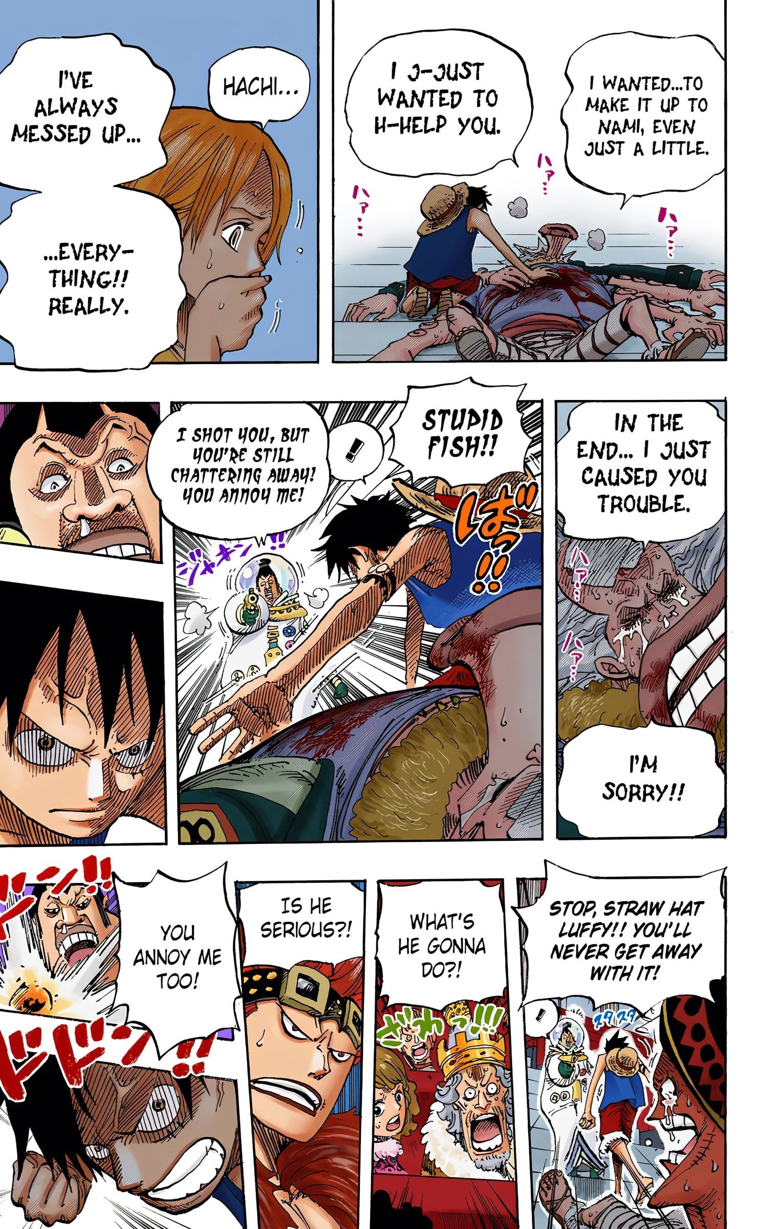 One Piece Colored Manga