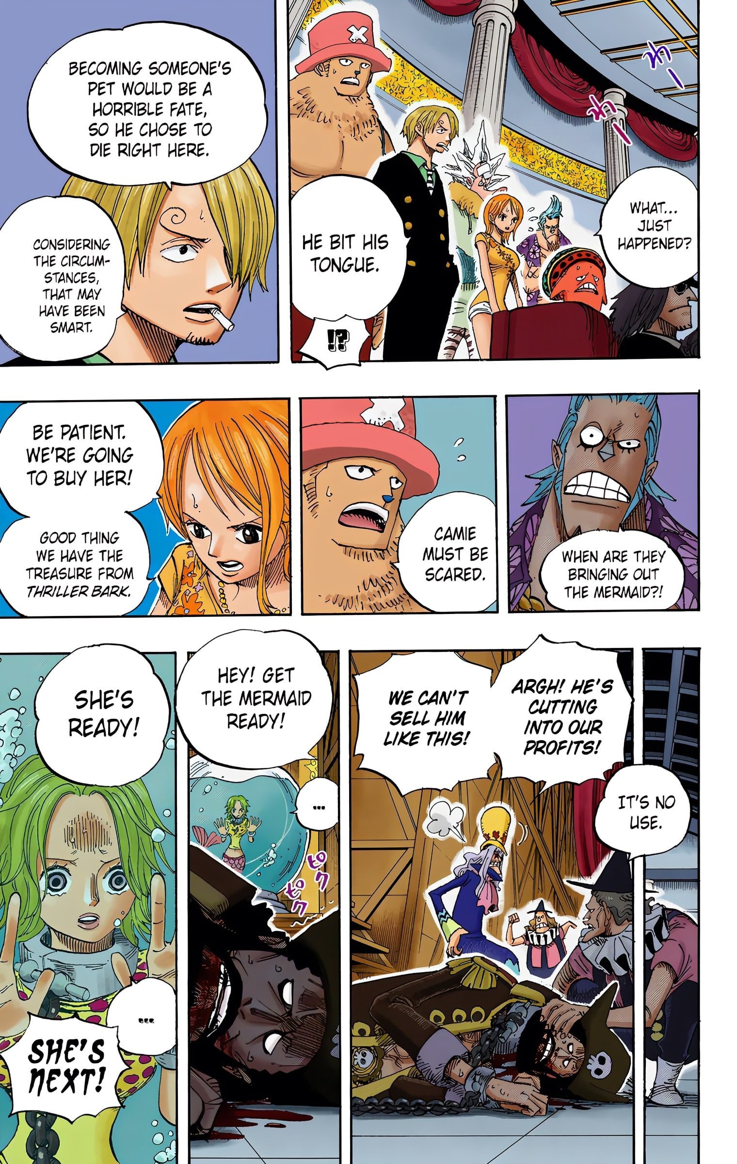 One Piece Colored Manga