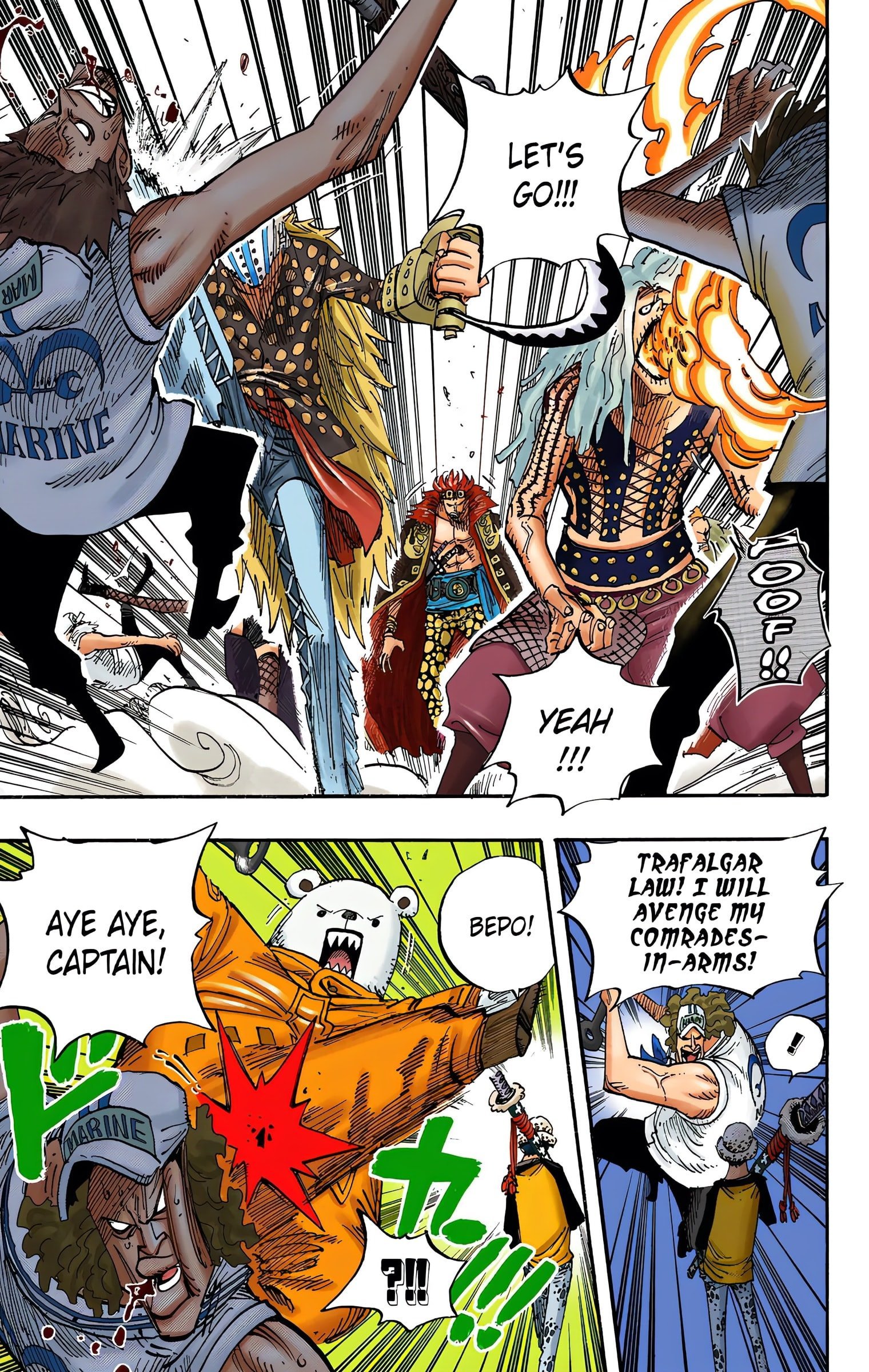 One Piece Colored Manga