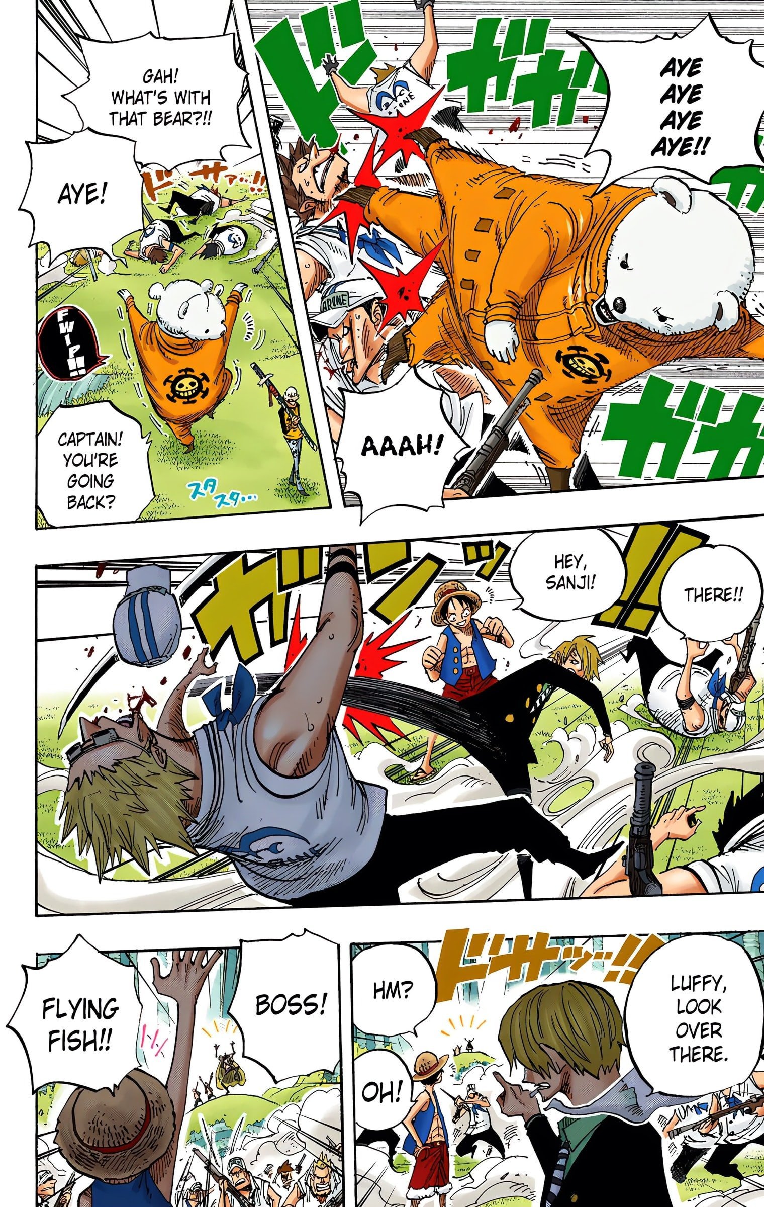 One Piece Colored Manga