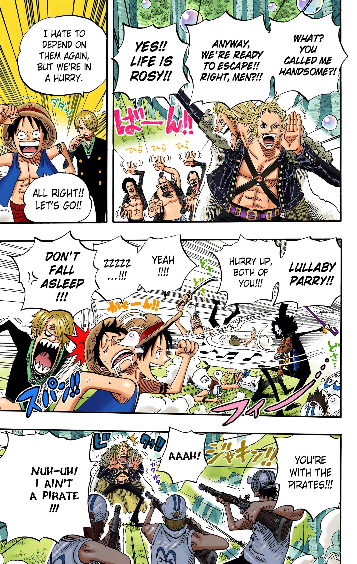 One Piece Colored Manga