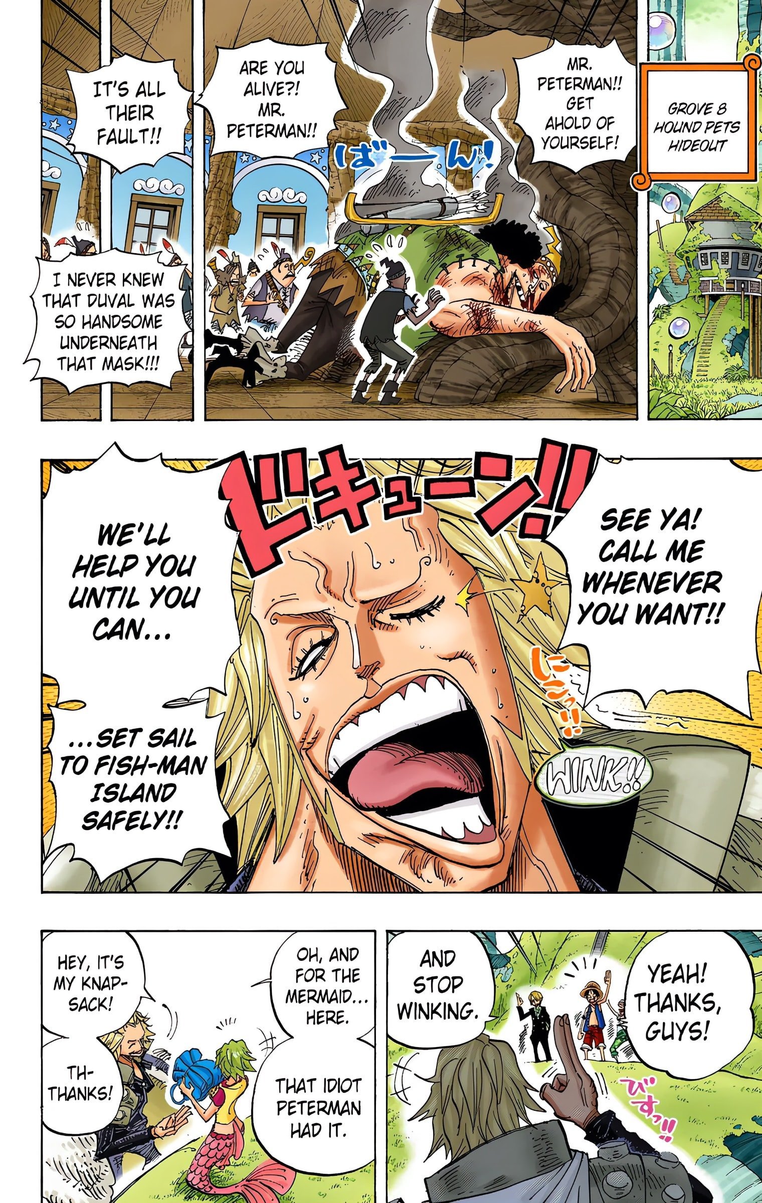 One Piece Colored Manga