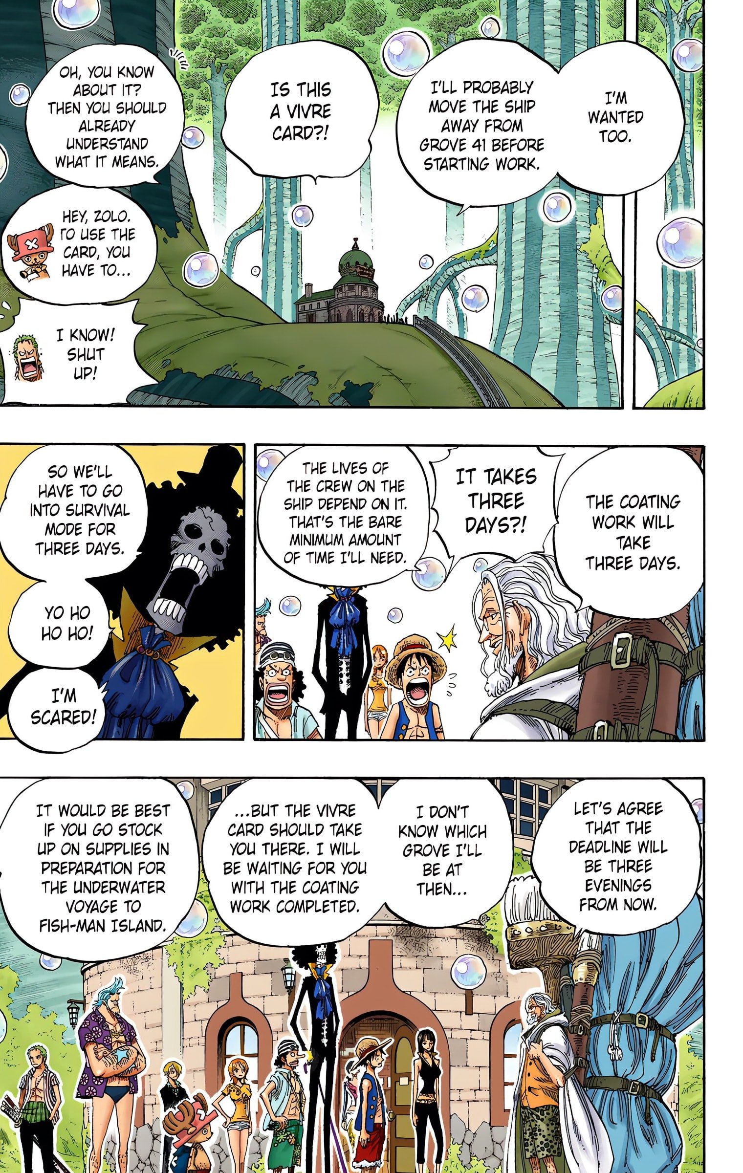 One Piece Colored Manga