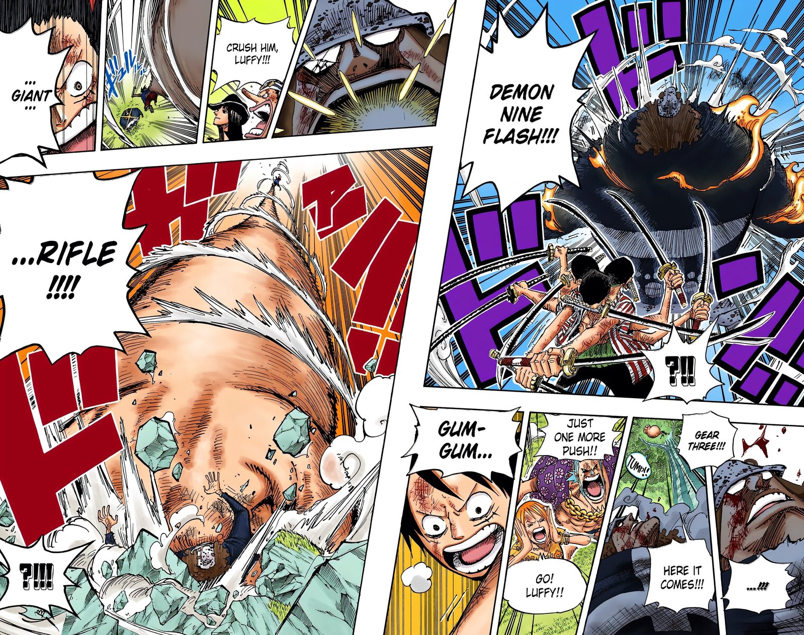 One Piece Colored Manga