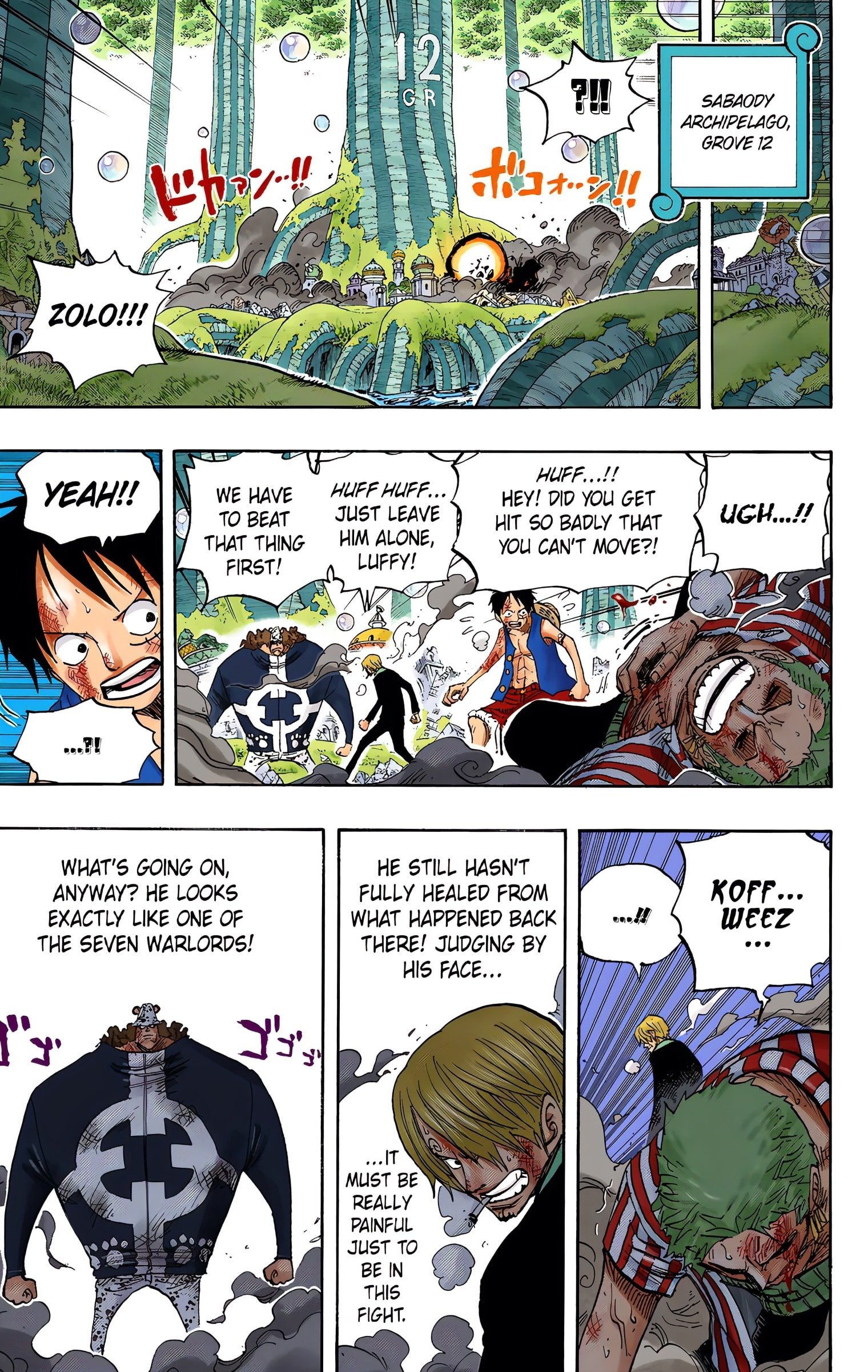 One Piece Colored Manga