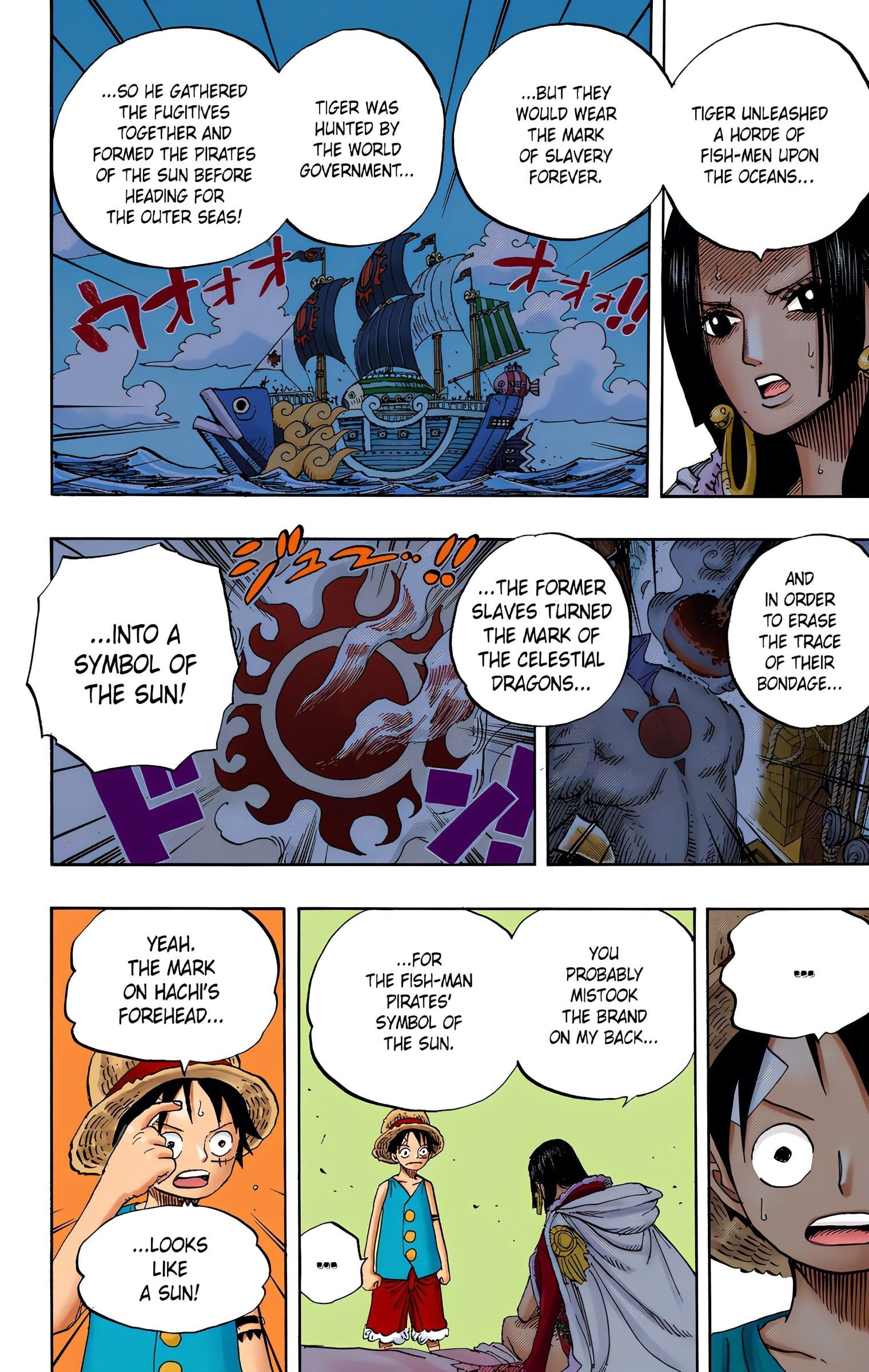 One Piece Colored Manga