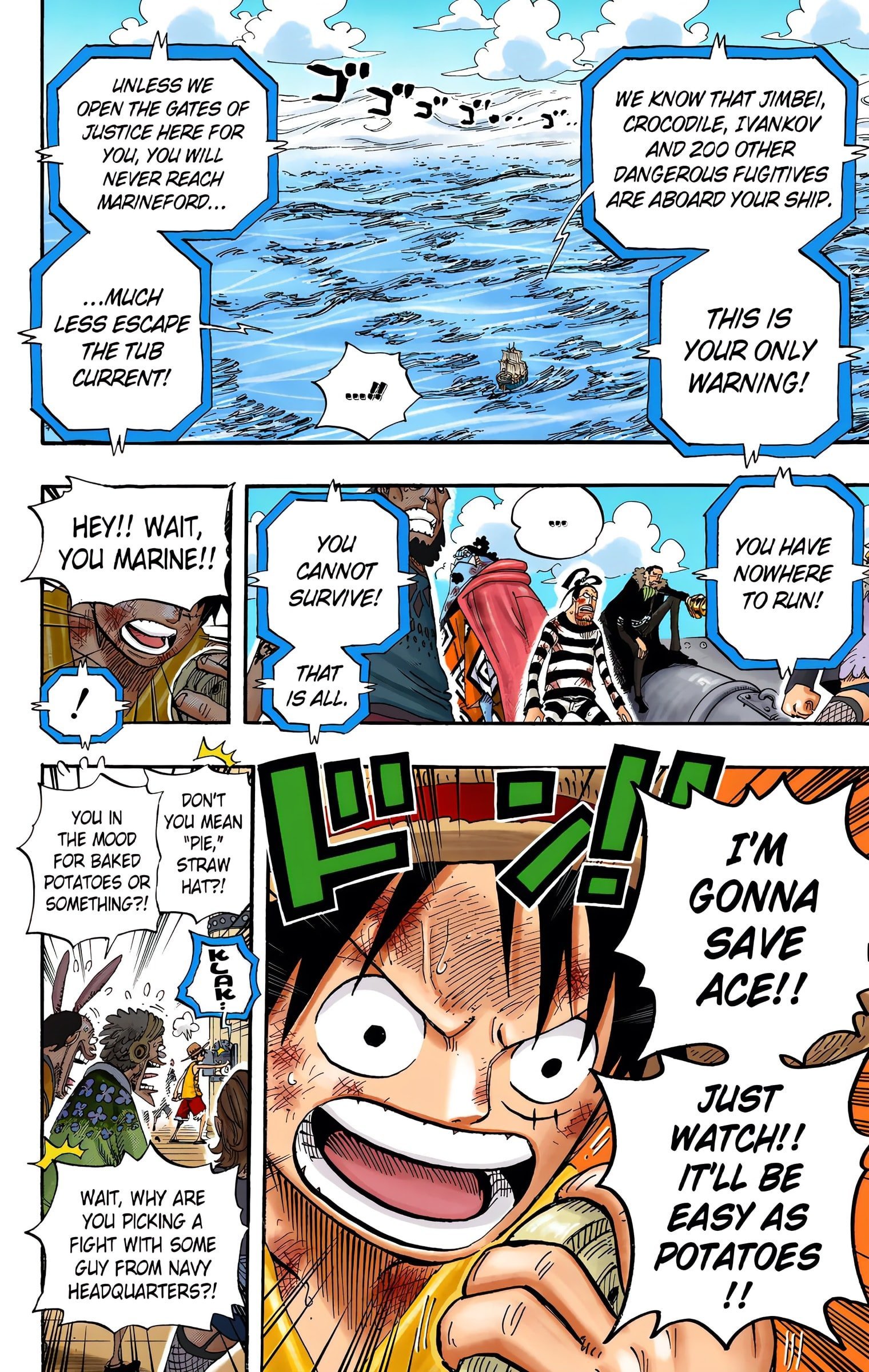 One Piece Colored Manga